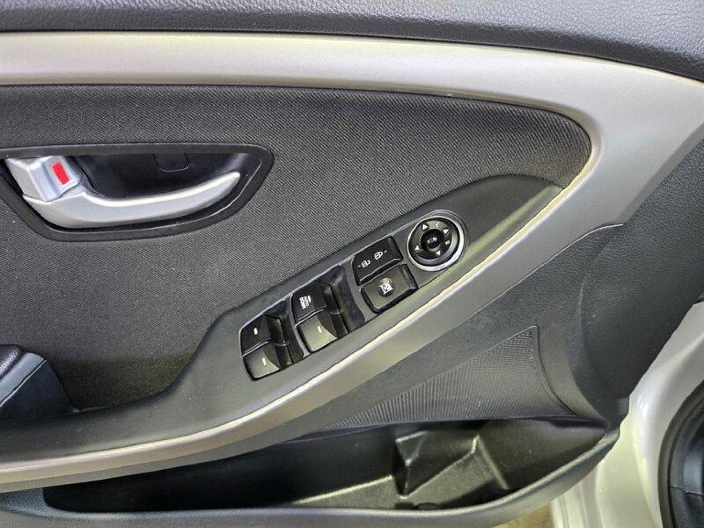 2016 Shimmering Silver Hyundai Elantra (KMHD35LH8GU) with an 2.0L I4 173hp 154ft. lbs. engine, Automatic transmission, located at 25355 Eames Street, Channahon, IL, 60410, (815) 467-1807, 41.429108, -88.228432 - 2016 Hyundai Elantra GT Shimmering Silver exterior, Black interior Overview This 2016 Hyundai Elantra GT is powered by a 2.0L inline-4 engine producing 173 hp and 154 lb-ft of torque. The hatchback layout provides a practical blend of passenger comfort and cargo versatility. Mileage is below 45,00 - Photo#11