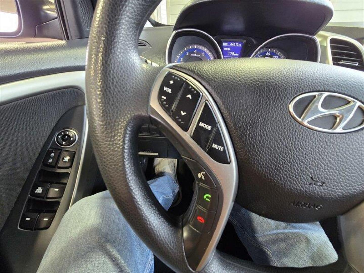 2016 Shimmering Silver Hyundai Elantra (KMHD35LH8GU) with an 2.0L I4 173hp 154ft. lbs. engine, Automatic transmission, located at 25355 Eames Street, Channahon, IL, 60410, (815) 467-1807, 41.429108, -88.228432 - 2016 Hyundai Elantra GT Shimmering Silver exterior, Black interior Overview This 2016 Hyundai Elantra GT is powered by a 2.0L inline-4 engine producing 173 hp and 154 lb-ft of torque. The hatchback layout provides a practical blend of passenger comfort and cargo versatility. Mileage is below 45,00 - Photo#14