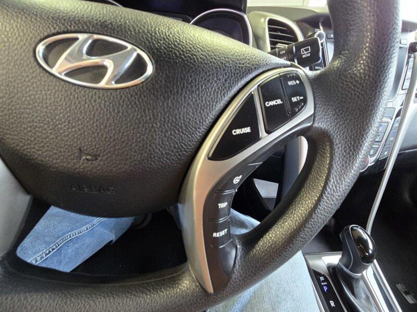 2016 Shimmering Silver Hyundai Elantra (KMHD35LH8GU) with an 2.0L I4 173hp 154ft. lbs. engine, Automatic transmission, located at 25355 Eames Street, Channahon, IL, 60410, (815) 467-1807, 41.429108, -88.228432 - 2016 Hyundai Elantra GT Shimmering Silver exterior, Black interior Overview This 2016 Hyundai Elantra GT is powered by a 2.0L inline-4 engine producing 173 hp and 154 lb-ft of torque. The hatchback layout provides a practical blend of passenger comfort and cargo versatility. Mileage is below 45,00 - Photo#15