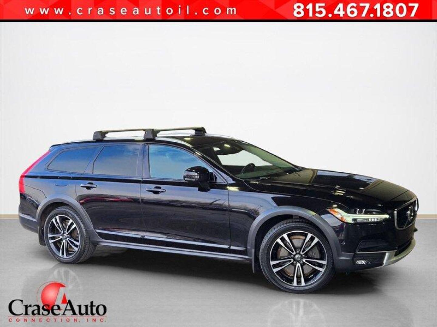 2018 Onyx Black Metallic Volvo V90 Cross Country T5 (YV4102NK4J1) with an 2.0L Turbo I4 250hp 258ft. lbs. engine, Automatic transmission, located at 25355 Eames Street, Channahon, IL, 60410, (815) 467-1807, 41.429108, -88.228432 - Meet the 2018 Volvo V90 Cross Country T5 the stylish, sensible, slightly rebellious wagon that says I like my yoga pants and my weekend adventures in one perfectly crafted Scandinavian sentence. Power and efficiency - 2.0L Turbo I4 putting out a zesty 250 hp and 258 lb-ft of torque - Smooth-shifti - Photo#0