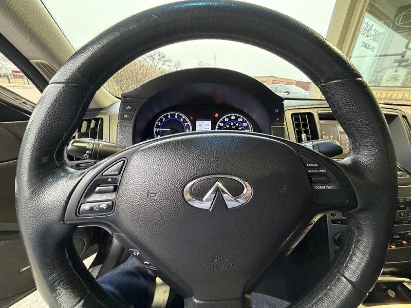 2013 Malbec Black INFINITI G37 Sedan X (JN1CV6AR0DM) with an 3.7L V6 328hp 269ft. lbs. engine, Automatic transmission, located at 25355 Eames Street, Channahon, IL, 60410, (815) 467-1807, 41.429108, -88.228432 - LOCAL TRADE. NEEDS NORMAL MAIT...TIRES, BRAKES ETC. PRICED TO SELL ACCORDINGLY. - Photo#20