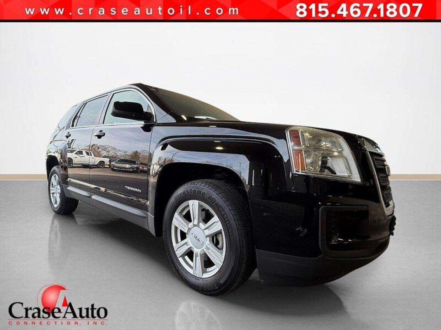 2016 Onyx Black GMC Terrain SLE-1 (2GKFLSEK6G6) with an Ecotec 2.4L I4 182hp 172ft. lbs. engine, Automatic transmission, located at 25355 Eames Street, Channahon, IL, 60410, (815) 467-1807, 41.429108, -88.228432 - Photo#0
