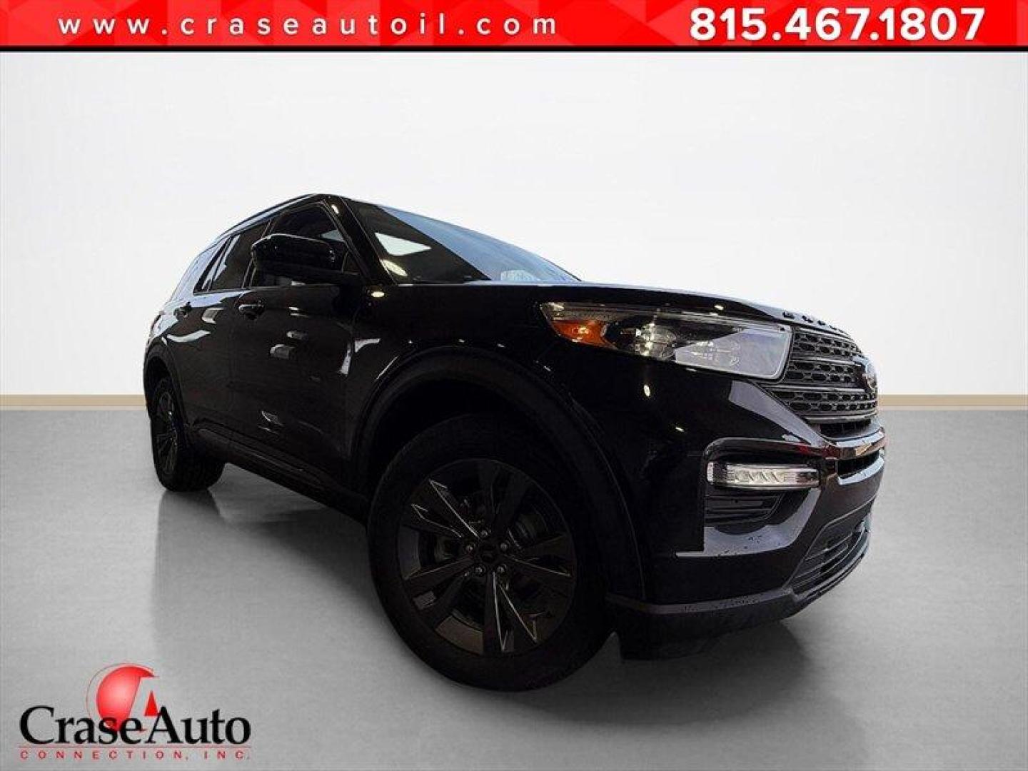 2024 Agate Black Ford Explorer XLT (1FMSK8DH9RG) with an EcoBoost 2.3L Turbo I4 300hp 310ft. lbs. engine, Automatic transmission, located at 25355 Eames Street, Channahon, IL, 60410, (815) 467-1807, 41.429108, -88.228432 - Photo#0