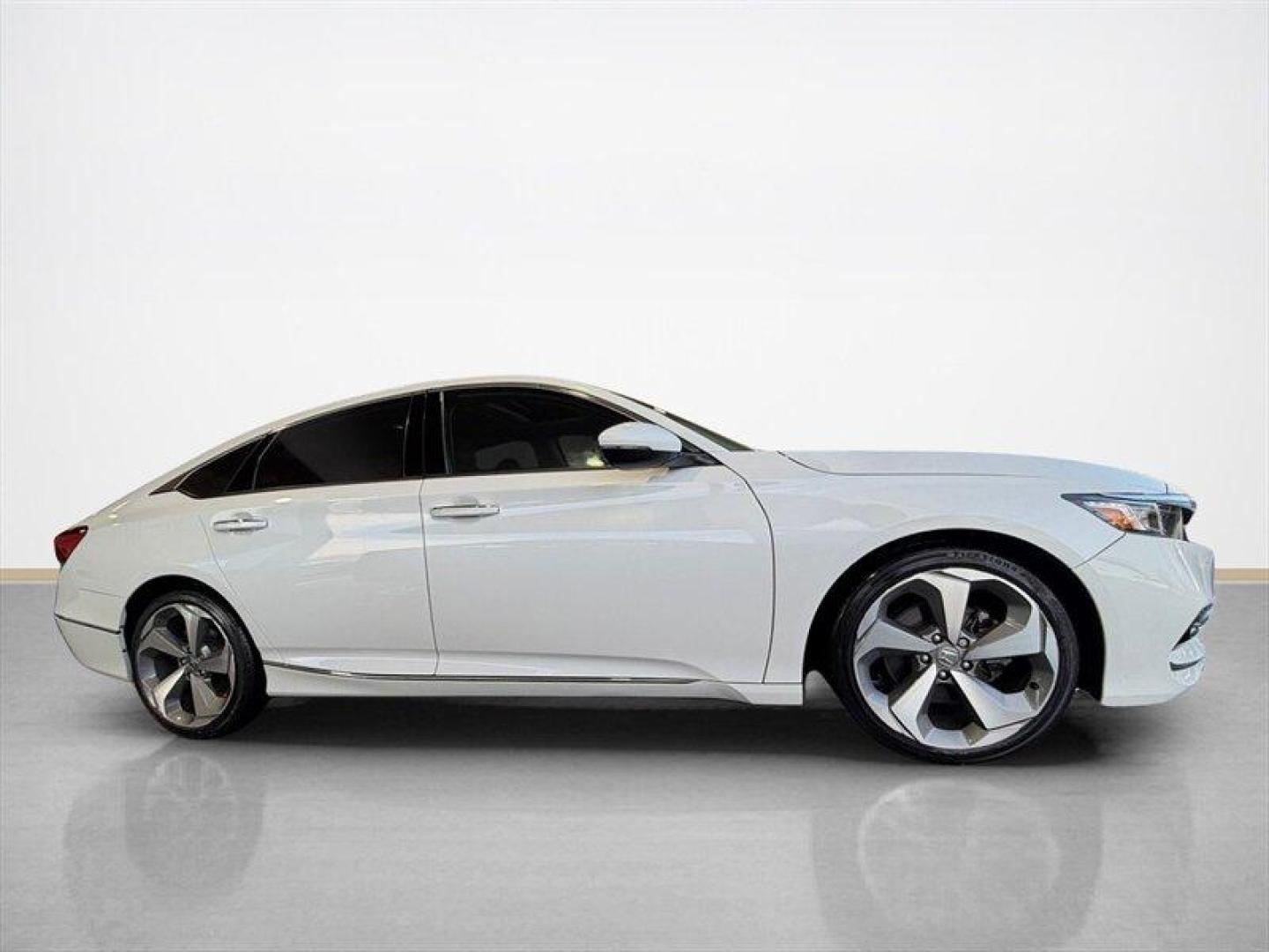 2018 Platinum White Pearl Honda Accord Touring 2.0T (1HGCV2F99JA) with an 2.0L Turbo I4 252hp 273ft. lbs. engine, Automatic transmission, located at 25355 Eames Street, Channahon, IL, 60410, (815) 467-1807, 41.429108, -88.228432 - This is not a sleeper. This 2018 Honda Accord Touring in Platinum White Pearl with a Black interior is a no-compromise sport-luxury sedan built to dominate your daily drive. Under the hood sits the potent 2.0L Turbocharged I4 making 252 hp and 273 lb-ft of torque, mated to Hondas smooth 10-speed aut - Photo#1