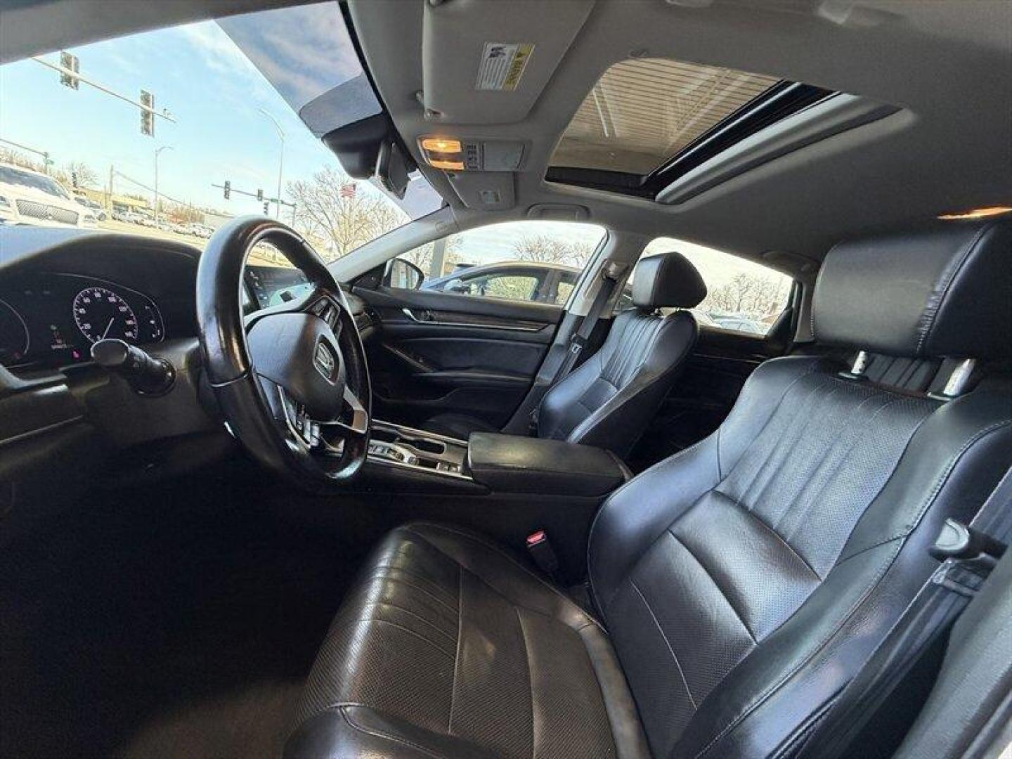 2018 Platinum White Pearl Honda Accord Touring 2.0T (1HGCV2F99JA) with an 2.0L Turbo I4 252hp 273ft. lbs. engine, Automatic transmission, located at 25355 Eames Street, Channahon, IL, 60410, (815) 467-1807, 41.429108, -88.228432 - This is not a sleeper. This 2018 Honda Accord Touring in Platinum White Pearl with a Black interior is a no-compromise sport-luxury sedan built to dominate your daily drive. Under the hood sits the potent 2.0L Turbocharged I4 making 252 hp and 273 lb-ft of torque, mated to Hondas smooth 10-speed aut - Photo#10
