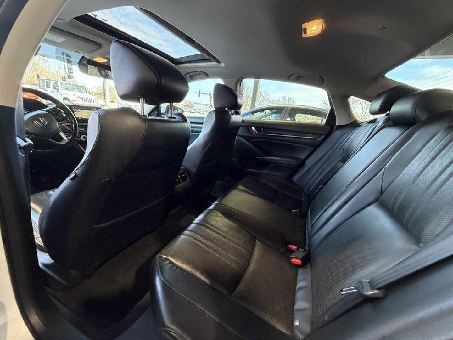 2018 Platinum White Pearl Honda Accord Touring 2.0T (1HGCV2F99JA) with an 2.0L Turbo I4 252hp 273ft. lbs. engine, Automatic transmission, located at 25355 Eames Street, Channahon, IL, 60410, (815) 467-1807, 41.429108, -88.228432 - This is not a sleeper. This 2018 Honda Accord Touring in Platinum White Pearl with a Black interior is a no-compromise sport-luxury sedan built to dominate your daily drive. Under the hood sits the potent 2.0L Turbocharged I4 making 252 hp and 273 lb-ft of torque, mated to Hondas smooth 10-speed aut - Photo#11