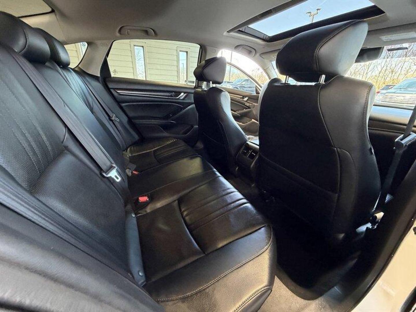 2018 Platinum White Pearl Honda Accord Touring 2.0T (1HGCV2F99JA) with an 2.0L Turbo I4 252hp 273ft. lbs. engine, Automatic transmission, located at 25355 Eames Street, Channahon, IL, 60410, (815) 467-1807, 41.429108, -88.228432 - This is not a sleeper. This 2018 Honda Accord Touring in Platinum White Pearl with a Black interior is a no-compromise sport-luxury sedan built to dominate your daily drive. Under the hood sits the potent 2.0L Turbocharged I4 making 252 hp and 273 lb-ft of torque, mated to Hondas smooth 10-speed aut - Photo#12