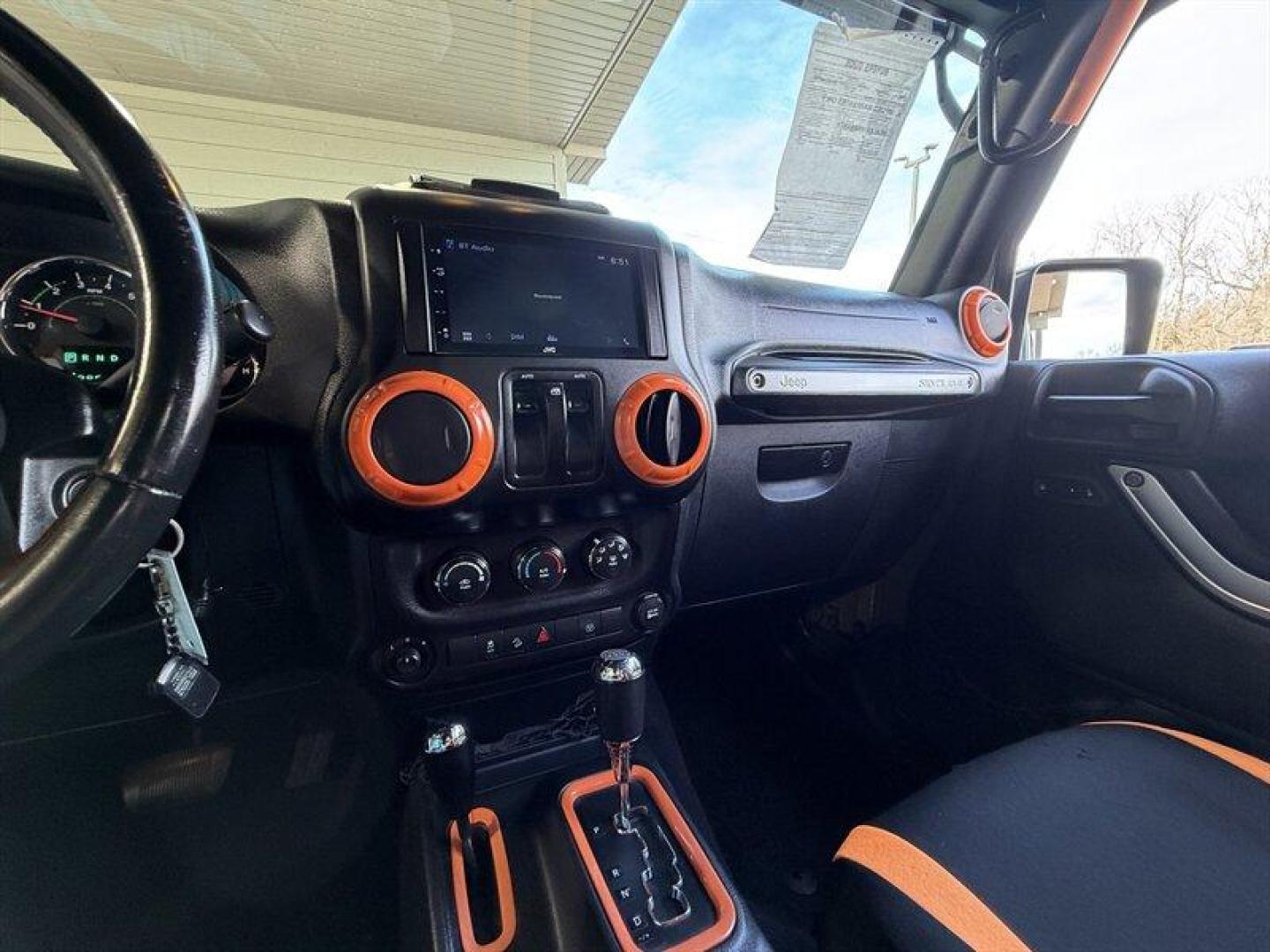 2015 Tank Clear Coat Jeep Wrangler Sahara (1C4AJWBG3FL) with an 3.6L V6 285hp 260ft. lbs. engine, Automatic transmission, located at 25355 Eames Street, Channahon, IL, 60410, (815) 467-1807, 41.429108, -88.228432 - Photo#14
