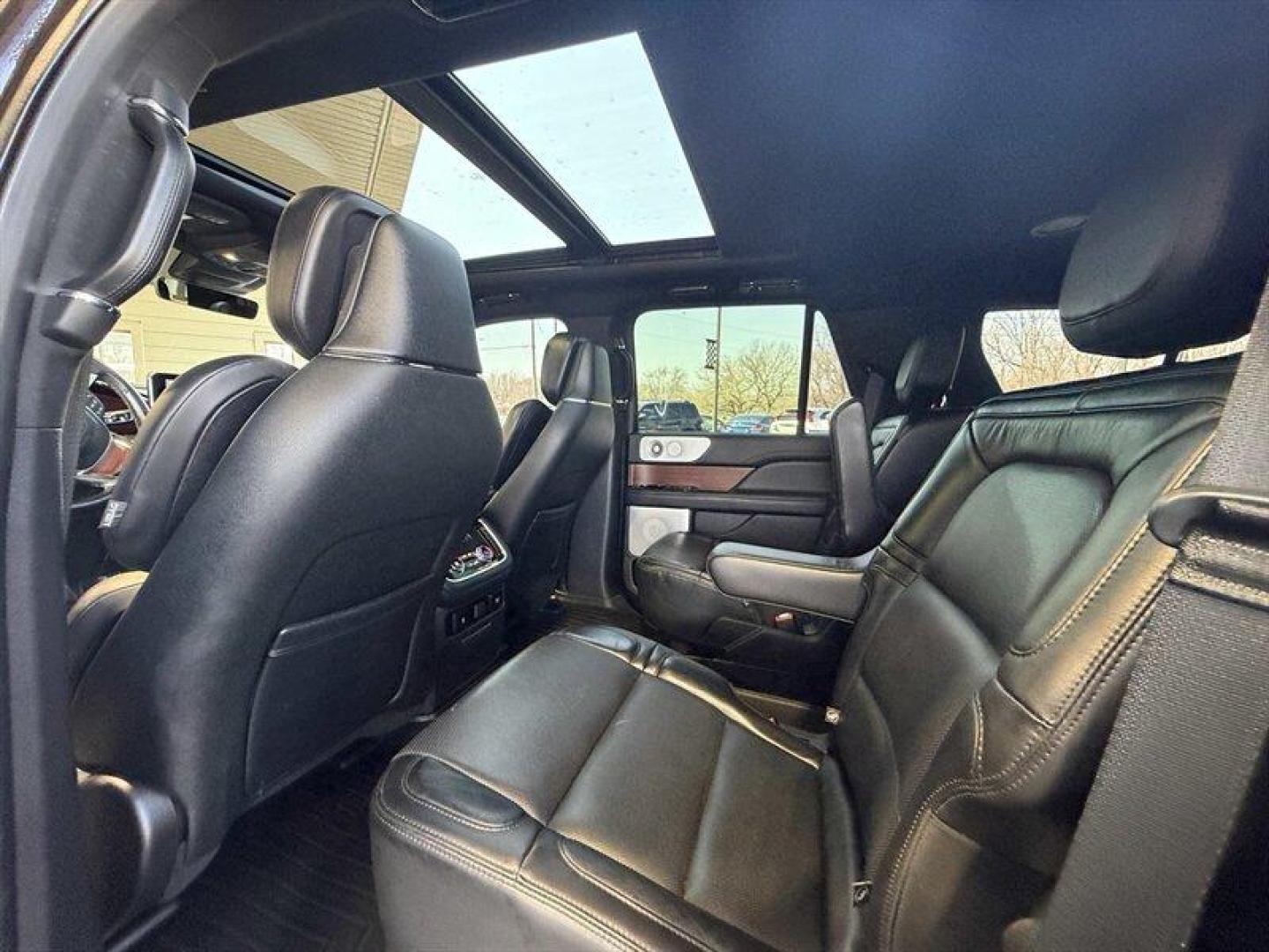 2021 Infinite Black Lincoln Navigator Reserve (5LMJJ2KT4ME) with an 3.5L Twin Turbo V6 450hp 510ft. lbs. engine, Automatic transmission, located at 25355 Eames Street, Channahon, IL, 60410, (815) 467-1807, 41.429108, -88.228432 - ** UNIT WAS A CUSTOMER BUYBACK BUT HAS BEEN REPAIRED BY LINCOLN** 2021 Lincoln Navigator Reserve Infinite Black exterior, Ebony leather interior. Powered by the factory 3.5L Twin-Turbo V6 producing 450 hp and 510 lb-ft of torque, paired with a 10-speed automatic transmission. This Navigator has und - Photo#12