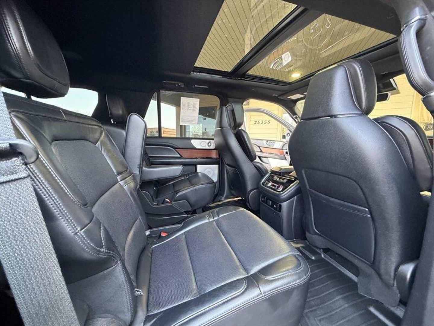 2021 Infinite Black Lincoln Navigator Reserve (5LMJJ2KT4ME) with an 3.5L Twin Turbo V6 450hp 510ft. lbs. engine, Automatic transmission, located at 25355 Eames Street, Channahon, IL, 60410, (815) 467-1807, 41.429108, -88.228432 - ** UNIT WAS A CUSTOMER BUYBACK BUT HAS BEEN REPAIRED BY LINCOLN** 2021 Lincoln Navigator Reserve Infinite Black exterior, Ebony leather interior. Powered by the factory 3.5L Twin-Turbo V6 producing 450 hp and 510 lb-ft of torque, paired with a 10-speed automatic transmission. This Navigator has und - Photo#14