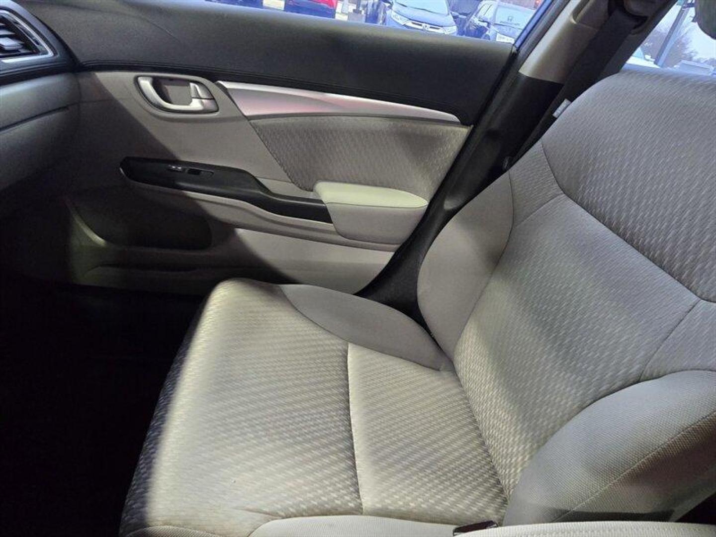 2015 Dyno Blue Pearl Honda Civic EX (19XFB2F81FE) with an 1.8L I4 143hp 129ft. lbs. engine, Automatic transmission, located at 25355 Eames Street, Channahon, IL, 60410, (815) 467-1807, 41.429108, -88.228432 - 2015 Honda Civic EX Dyno Blue Pearl exterior, Gray interior. Powered by Hondas 1.8L i4 engine producing 143 hp and 129 lb-ft of torque, this Civic delivers a balanced combination of efficiency and everyday performance. It averages excellent fuel economy at an EPA-rated 30 MPG city and 39 MPG highwa - Photo#21