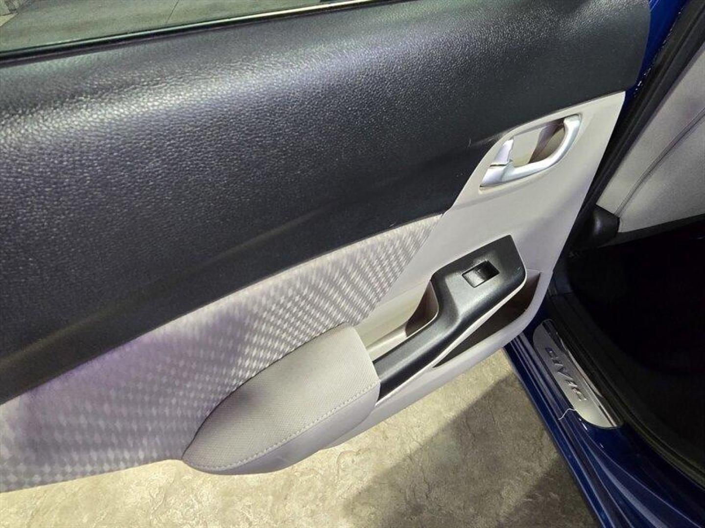 2015 Dyno Blue Pearl Honda Civic EX (19XFB2F81FE) with an 1.8L I4 143hp 129ft. lbs. engine, Automatic transmission, located at 25355 Eames Street, Channahon, IL, 60410, (815) 467-1807, 41.429108, -88.228432 - 2015 Honda Civic EX Dyno Blue Pearl exterior, Gray interior. Powered by Hondas 1.8L i4 engine producing 143 hp and 129 lb-ft of torque, this Civic delivers a balanced combination of efficiency and everyday performance. It averages excellent fuel economy at an EPA-rated 30 MPG city and 39 MPG highwa - Photo#25