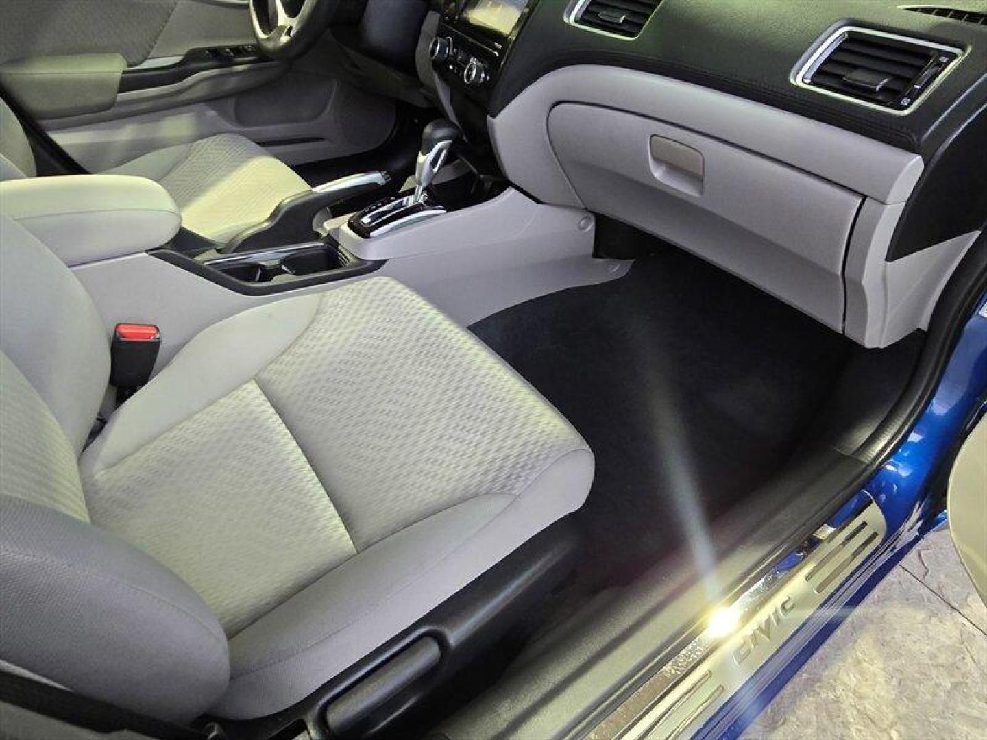 2015 Dyno Blue Pearl Honda Civic EX (19XFB2F81FE) with an 1.8L I4 143hp 129ft. lbs. engine, Automatic transmission, located at 25355 Eames Street, Channahon, IL, 60410, (815) 467-1807, 41.429108, -88.228432 - 2015 Honda Civic EX Dyno Blue Pearl exterior, Gray interior. Powered by Hondas 1.8L i4 engine producing 143 hp and 129 lb-ft of torque, this Civic delivers a balanced combination of efficiency and everyday performance. It averages excellent fuel economy at an EPA-rated 30 MPG city and 39 MPG highwa - Photo#27