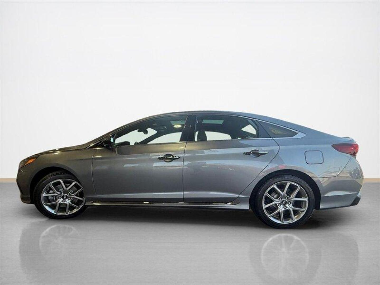 2019 Machine Gray Hyundai SONATA Limited (5NPE34AB2KH) with an Theta II 2.0L Turbo I4 245hp 260ft. lbs. engine, Automatic transmission, located at 25355 Eames Street, Channahon, IL, 60410, (815) 467-1807, 41.429108, -88.228432 - Stop looking this 2019 Hyundai SONATA Limited 2.0T is the precise blend of muscle, tech, and luxury youve been hunting for. Under the hood sits the snarling Theta II 2.0L Turbo I4 pumping 245 horsepower and 260 lb-ft of torque, paired to a responsive 8-speed automatic that delivers immediate thrott - Photo#6