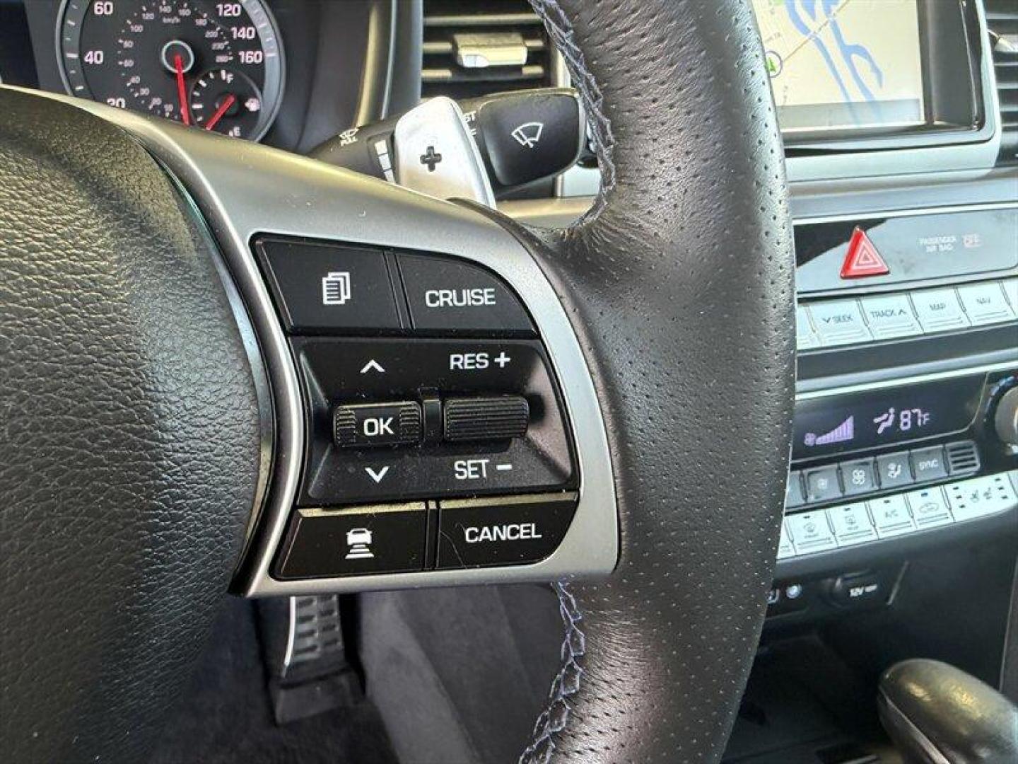 2019 Machine Gray Hyundai SONATA Limited (5NPE34AB2KH) with an Theta II 2.0L Turbo I4 245hp 260ft. lbs. engine, Automatic transmission, located at 25355 Eames Street, Channahon, IL, 60410, (815) 467-1807, 41.429108, -88.228432 - Stop looking this 2019 Hyundai SONATA Limited 2.0T is the precise blend of muscle, tech, and luxury youve been hunting for. Under the hood sits the snarling Theta II 2.0L Turbo I4 pumping 245 horsepower and 260 lb-ft of torque, paired to a responsive 8-speed automatic that delivers immediate thrott - Photo#24