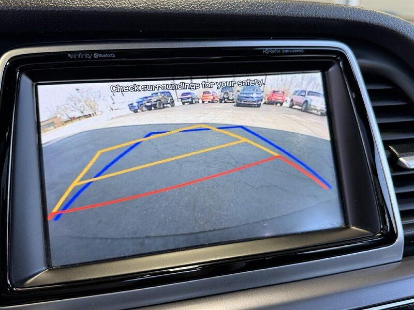 2019 Machine Gray Hyundai SONATA Limited (5NPE34AB2KH) with an Theta II 2.0L Turbo I4 245hp 260ft. lbs. engine, Automatic transmission, located at 25355 Eames Street, Channahon, IL, 60410, (815) 467-1807, 41.429108, -88.228432 - Stop looking this 2019 Hyundai SONATA Limited 2.0T is the precise blend of muscle, tech, and luxury youve been hunting for. Under the hood sits the snarling Theta II 2.0L Turbo I4 pumping 245 horsepower and 260 lb-ft of torque, paired to a responsive 8-speed automatic that delivers immediate thrott - Photo#27