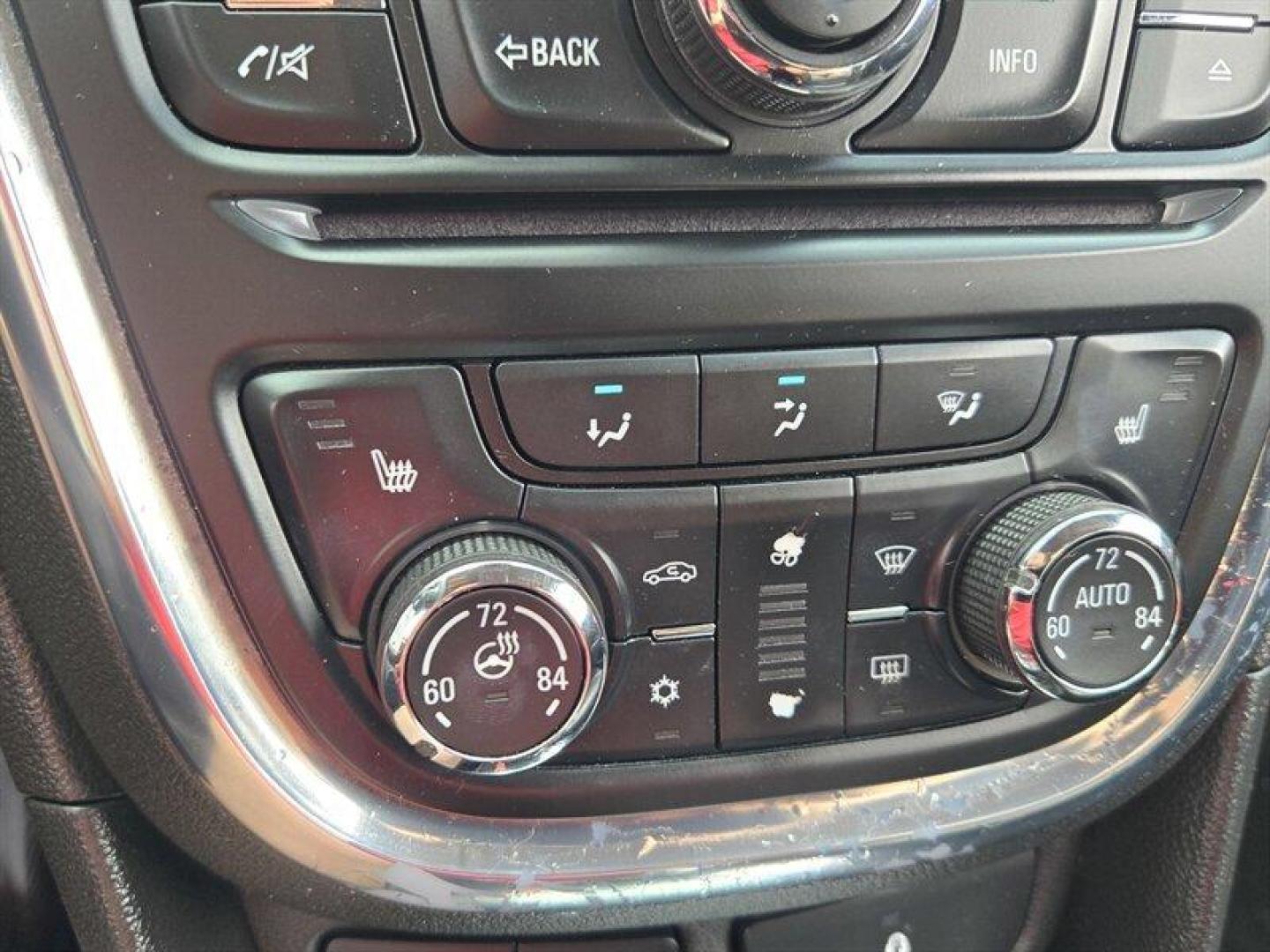 2014 Carbon Black Metallic Buick Encore Premium (KL4CJDSB8EB) with an Ecotec 1.4L Turbo I4 138hp 148ft. lbs. engine, Automatic transmission, located at 25355 Eames Street, Channahon, IL, 60410, (815) 467-1807, 41.429108, -88.228432 - 2014 Buick Encore Premium Carbon Black Metallic exterior with Ebony leather-appointed interior. This compact luxury crossover is powered by the Ecotec 1.4L Turbo I4 producing 138 hp and 148 lb-ft of torque, paired with an automatic transmission. It delivers an excellent balance of efficiency and ev - Photo#18