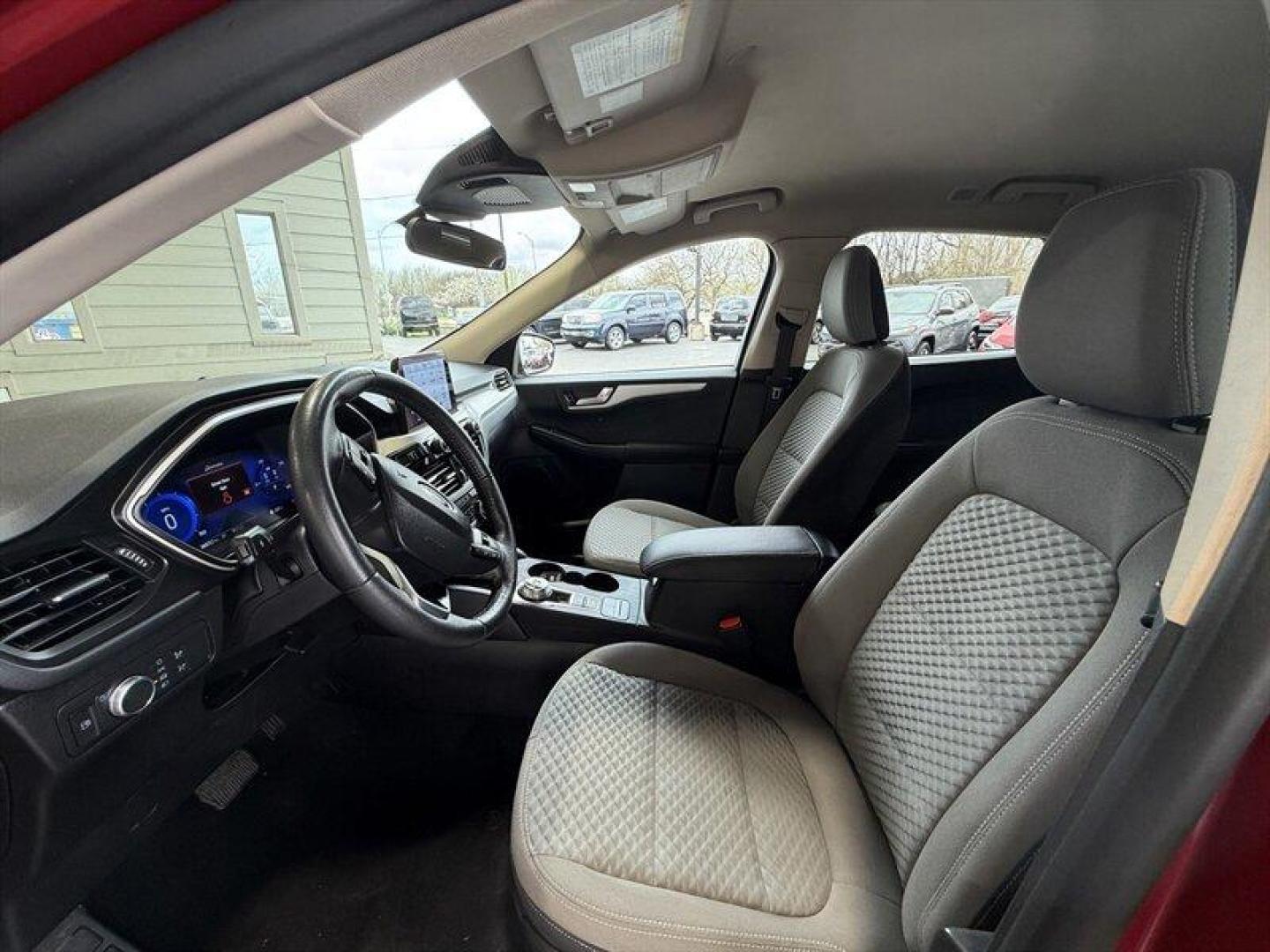 2020 Rapid Red Metallic Tinted Clearcoat Ford Escape Hybrid SE Sport Hybrid (1FMCU0BZ5LU) with an 2.5L Hybrid I4 200hp engine, Automatic transmission, located at 25355 Eames Street, Channahon, IL, 60410, (815) 467-1807, 41.429108, -88.228432 - Bright, sporty and incredibly efficient meet this 2020 Ford Escape Hybrid SE Sport in eye-catching Rapid Red Metallic Tinted Clearcoat with an elegant Ebony interior. Powered by the 2.5L Hybrid I4 that delivers a combined 200 hp, this Escape blends peppy performance with outstanding fuel economy: a - Photo#11