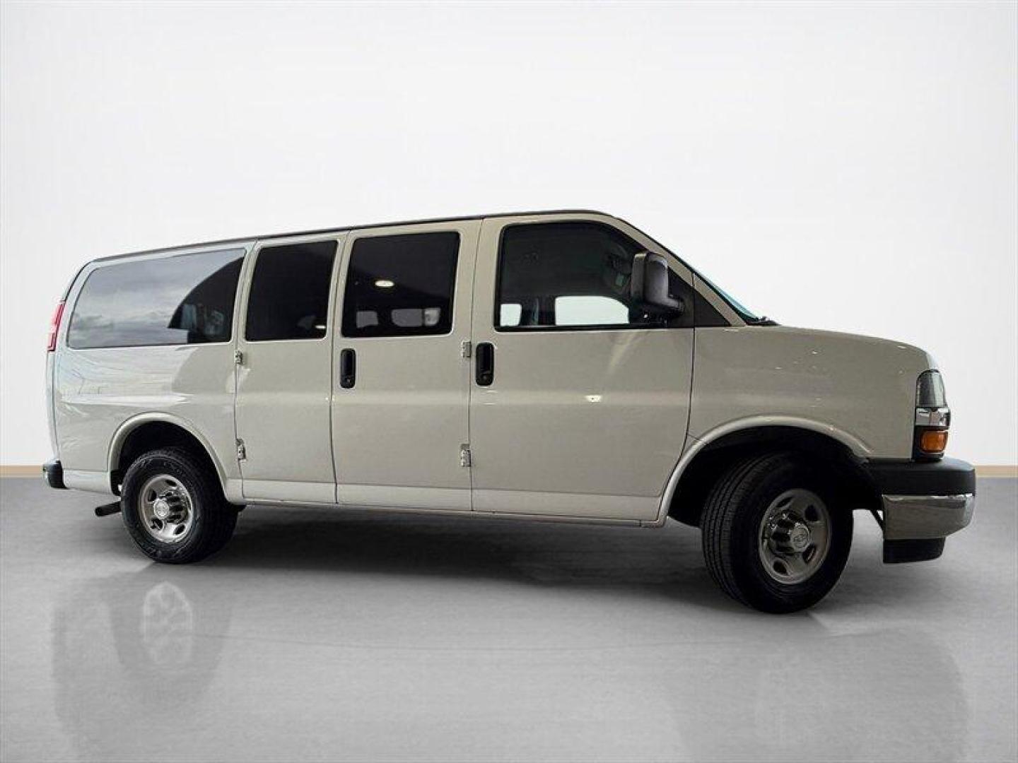 2018 Summit White Chevrolet Express LT Passenger (1GAWGFFG6J1) with an Vortec 6.0L Flex Fuel V8 342hp 373ft. lbs. engine, Automatic transmission, located at 25355 Eames Street, Channahon, IL, 60410, (815) 467-1807, 41.429108, -88.228432 - 2018 Chevrolet Express 2500 LT Summit White exterior / Medium Pewter interior This 2018 Chevrolet Express 2500 LT is powered by the factory Vortec 6.0L FlexFuel V8 (342 hp, 373 lb-ft). It has exceptionally low mileage under 16,000 miles total, averaging less than 2,000 miles per year and is in e - Photo#1