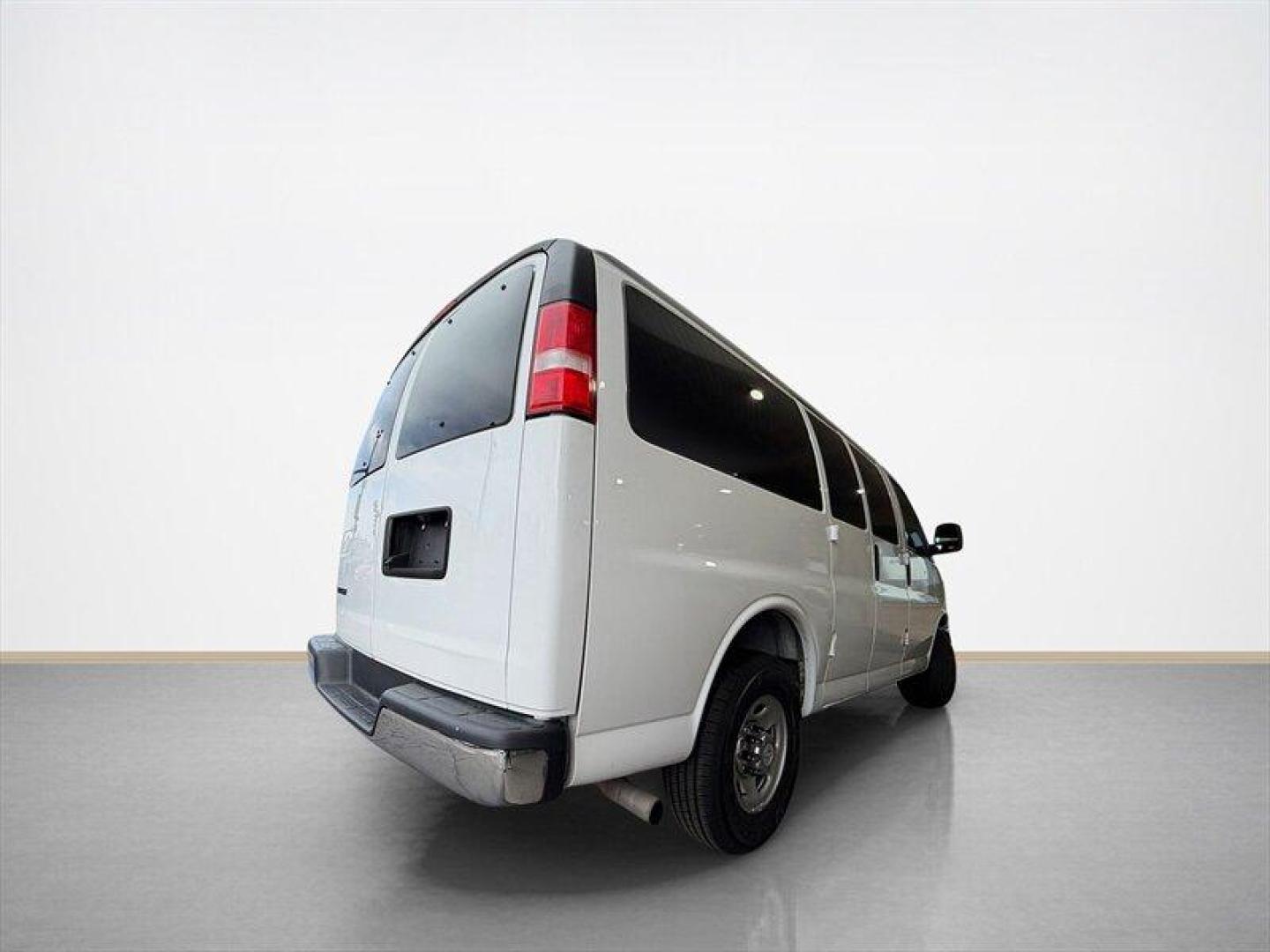 2018 Summit White Chevrolet Express LT Passenger (1GAWGFFG6J1) with an Vortec 6.0L Flex Fuel V8 342hp 373ft. lbs. engine, Automatic transmission, located at 25355 Eames Street, Channahon, IL, 60410, (815) 467-1807, 41.429108, -88.228432 - 2018 Chevrolet Express 2500 LT Summit White exterior / Medium Pewter interior This 2018 Chevrolet Express 2500 LT is powered by the factory Vortec 6.0L FlexFuel V8 (342 hp, 373 lb-ft). It has exceptionally low mileage under 16,000 miles total, averaging less than 2,000 miles per year and is in e - Photo#3