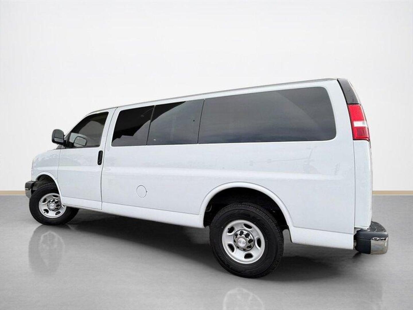 2018 Summit White Chevrolet Express LT Passenger (1GAWGFFG6J1) with an Vortec 6.0L Flex Fuel V8 342hp 373ft. lbs. engine, Automatic transmission, located at 25355 Eames Street, Channahon, IL, 60410, (815) 467-1807, 41.429108, -88.228432 - 2018 Chevrolet Express 2500 LT Summit White exterior / Medium Pewter interior This 2018 Chevrolet Express 2500 LT is powered by the factory Vortec 6.0L FlexFuel V8 (342 hp, 373 lb-ft). It has exceptionally low mileage under 16,000 miles total, averaging less than 2,000 miles per year and is in e - Photo#6