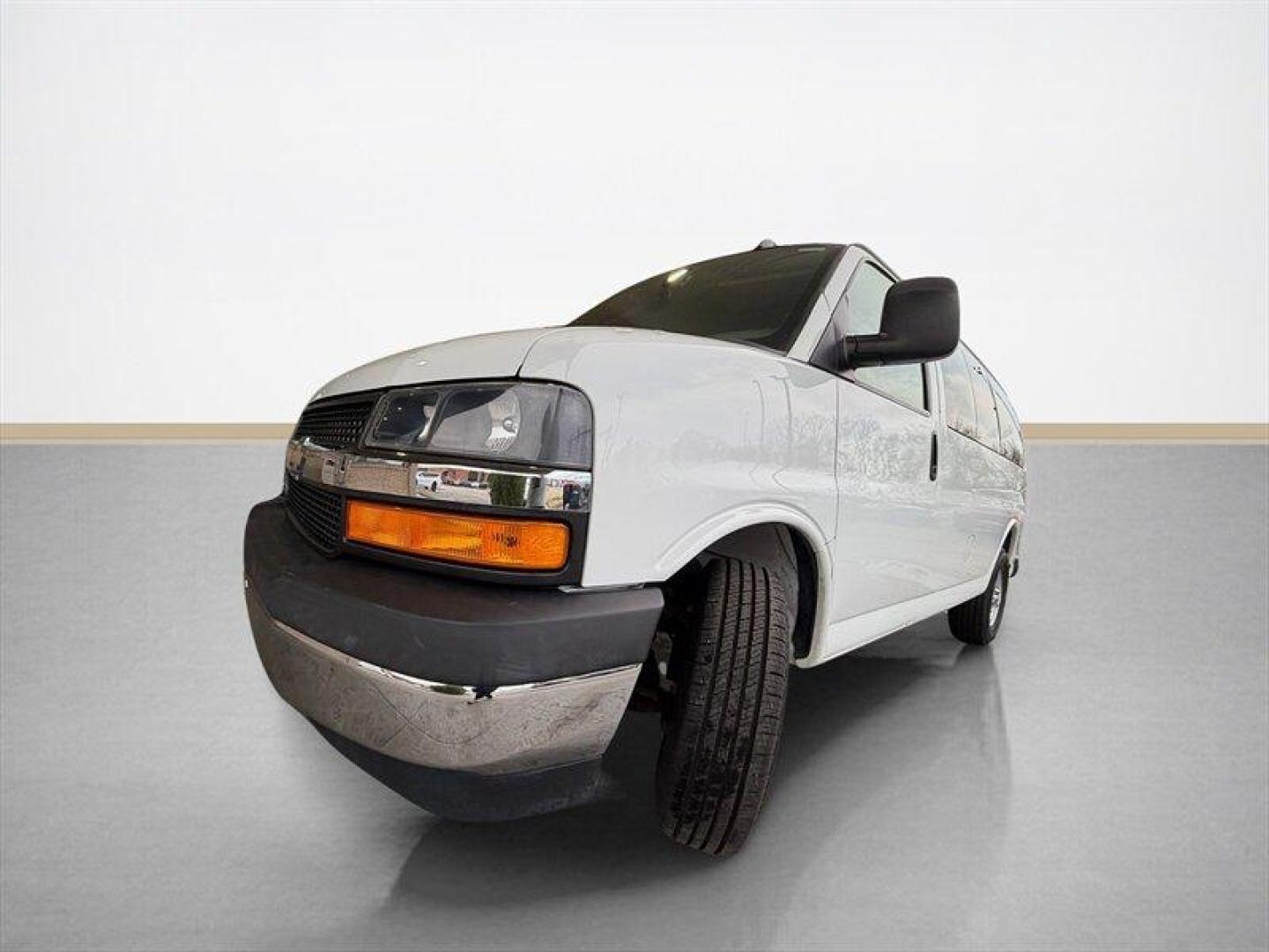 2018 Summit White Chevrolet Express LT Passenger (1GAWGFFG6J1) with an Vortec 6.0L Flex Fuel V8 342hp 373ft. lbs. engine, Automatic transmission, located at 25355 Eames Street, Channahon, IL, 60410, (815) 467-1807, 41.429108, -88.228432 - 2018 Chevrolet Express 2500 LT Summit White exterior / Medium Pewter interior This 2018 Chevrolet Express 2500 LT is powered by the factory Vortec 6.0L FlexFuel V8 (342 hp, 373 lb-ft). It has exceptionally low mileage under 16,000 miles total, averaging less than 2,000 miles per year and is in e - Photo#7