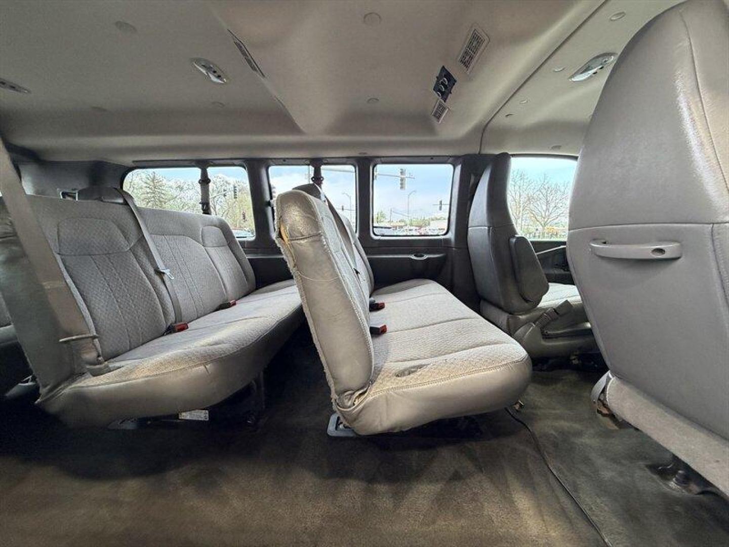 2018 Summit White Chevrolet Express LT Passenger (1GAWGFFG6J1) with an Vortec 6.0L Flex Fuel V8 342hp 373ft. lbs. engine, Automatic transmission, located at 25355 Eames Street, Channahon, IL, 60410, (815) 467-1807, 41.429108, -88.228432 - 2018 Chevrolet Express 2500 LT Summit White exterior / Medium Pewter interior This 2018 Chevrolet Express 2500 LT is powered by the factory Vortec 6.0L FlexFuel V8 (342 hp, 373 lb-ft). It has exceptionally low mileage under 16,000 miles total, averaging less than 2,000 miles per year and is in e - Photo#13