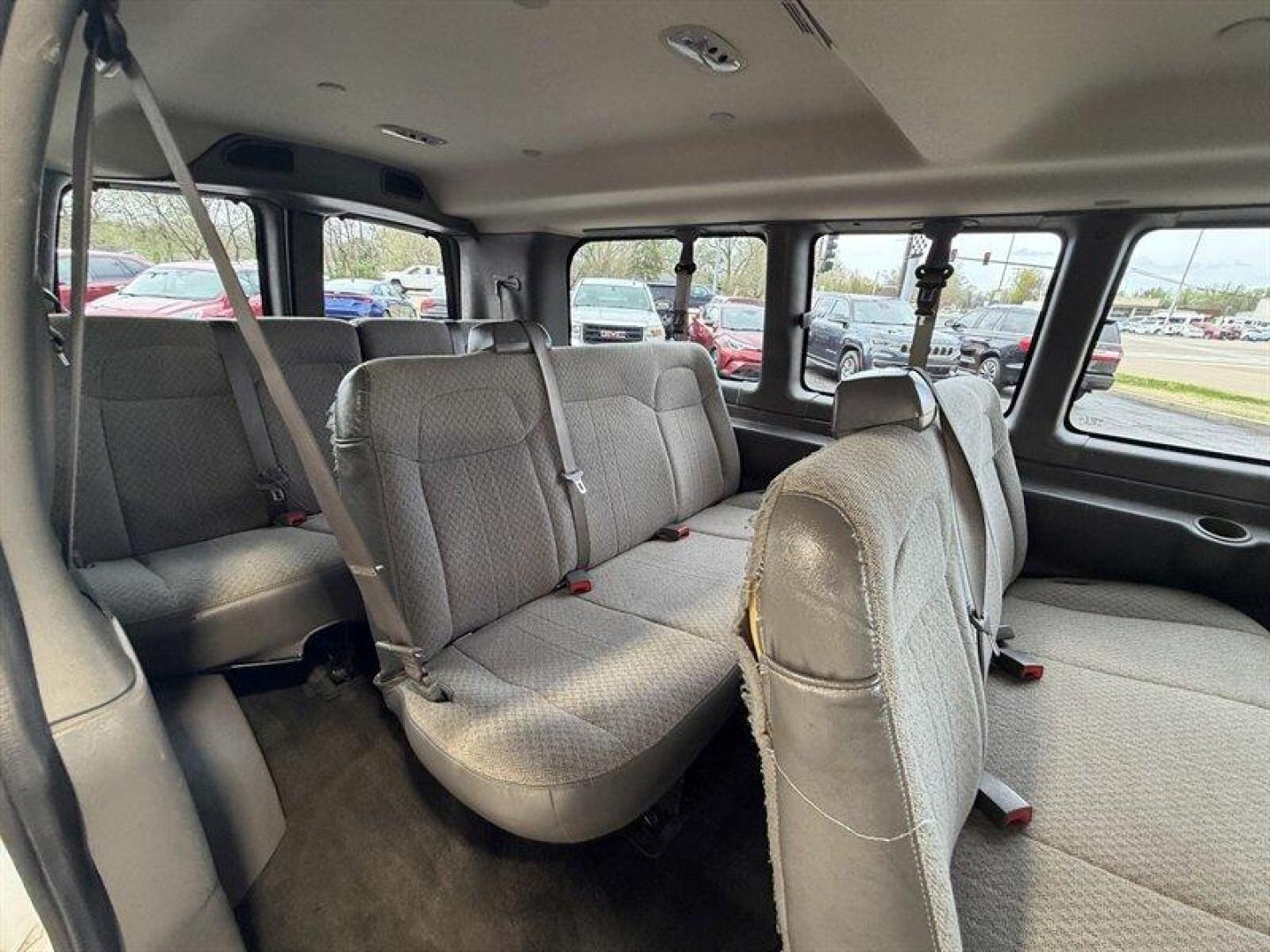 2018 Summit White Chevrolet Express LT Passenger (1GAWGFFG6J1) with an Vortec 6.0L Flex Fuel V8 342hp 373ft. lbs. engine, Automatic transmission, located at 25355 Eames Street, Channahon, IL, 60410, (815) 467-1807, 41.429108, -88.228432 - 2018 Chevrolet Express 2500 LT Summit White exterior / Medium Pewter interior This 2018 Chevrolet Express 2500 LT is powered by the factory Vortec 6.0L FlexFuel V8 (342 hp, 373 lb-ft). It has exceptionally low mileage under 16,000 miles total, averaging less than 2,000 miles per year and is in e - Photo#14