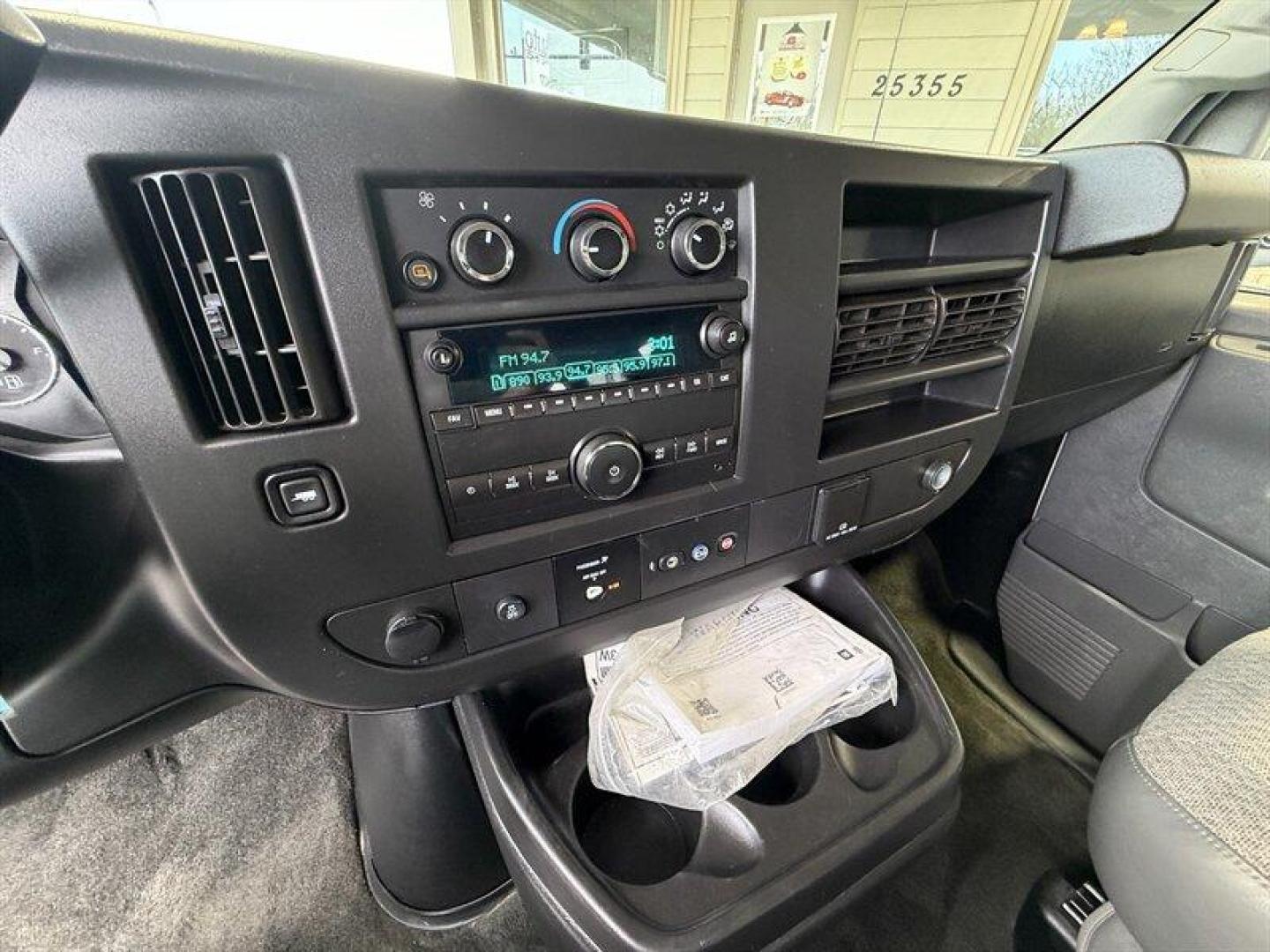 2018 Summit White Chevrolet Express LT Passenger (1GAWGFFG6J1) with an Vortec 6.0L Flex Fuel V8 342hp 373ft. lbs. engine, Automatic transmission, located at 25355 Eames Street, Channahon, IL, 60410, (815) 467-1807, 41.429108, -88.228432 - 2018 Chevrolet Express 2500 LT Summit White exterior / Medium Pewter interior This 2018 Chevrolet Express 2500 LT is powered by the factory Vortec 6.0L FlexFuel V8 (342 hp, 373 lb-ft). It has exceptionally low mileage under 16,000 miles total, averaging less than 2,000 miles per year and is in e - Photo#17