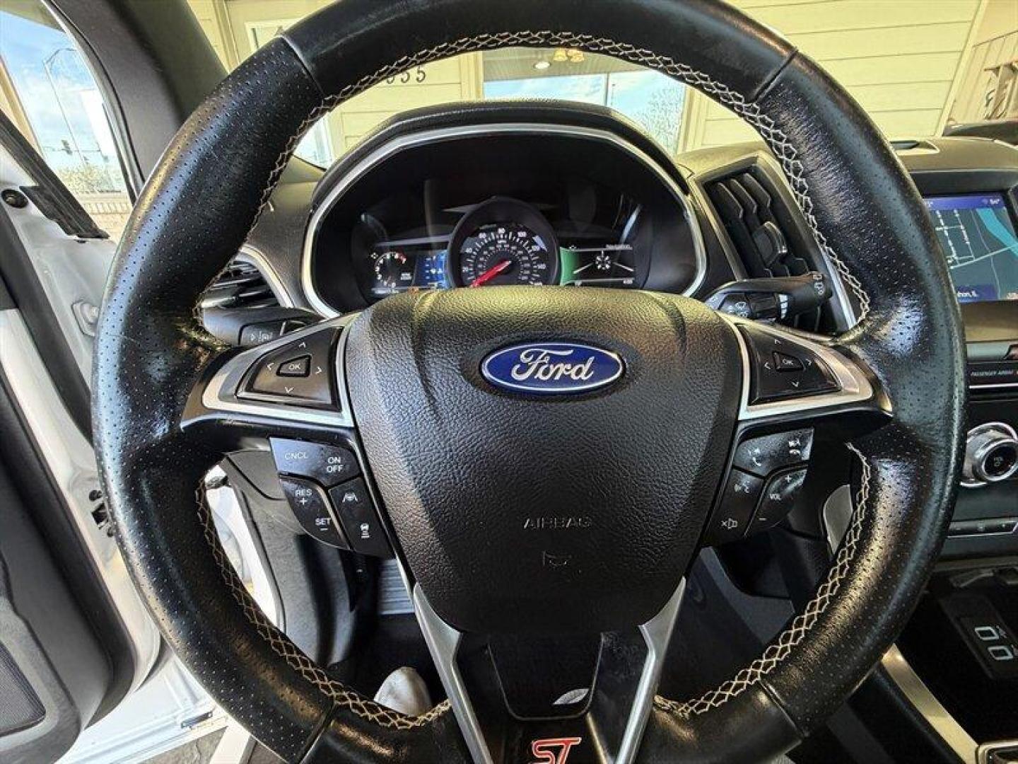 2019 White Platinum Metallic Tri-Coat Ford Edge ST (2FMPK4AP9KB) with an EcoBoost 2.7L Twin Turbo V6 335hp 380ft. lbs. engine, Automatic transmission, located at 25355 Eames Street, Channahon, IL, 60410, (815) 467-1807, 41.429108, -88.228432 - Say hello to the 2019 Ford Edge ST AWD White Platinum Metallic Tri-Coat on the outside, Ebony on the inside, and attitude dialed up to I mean business. This is the sporty, grown-up crossover that doesnt whisper performance it announces it. Under the hood sits the brawny EcoBoost 2.7L Twin-Turbo V6 - Photo#22
