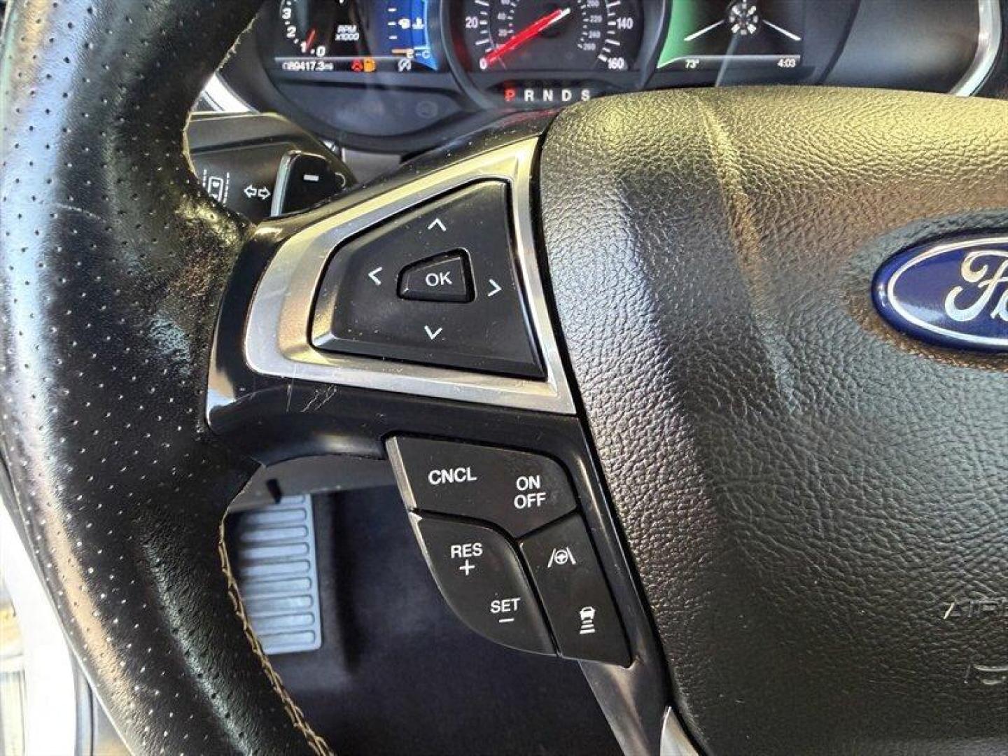 2019 White Platinum Metallic Tri-Coat Ford Edge ST (2FMPK4AP9KB) with an EcoBoost 2.7L Twin Turbo V6 335hp 380ft. lbs. engine, Automatic transmission, located at 25355 Eames Street, Channahon, IL, 60410, (815) 467-1807, 41.429108, -88.228432 - Say hello to the 2019 Ford Edge ST AWD White Platinum Metallic Tri-Coat on the outside, Ebony on the inside, and attitude dialed up to I mean business. This is the sporty, grown-up crossover that doesnt whisper performance it announces it. Under the hood sits the brawny EcoBoost 2.7L Twin-Turbo V6 - Photo#25