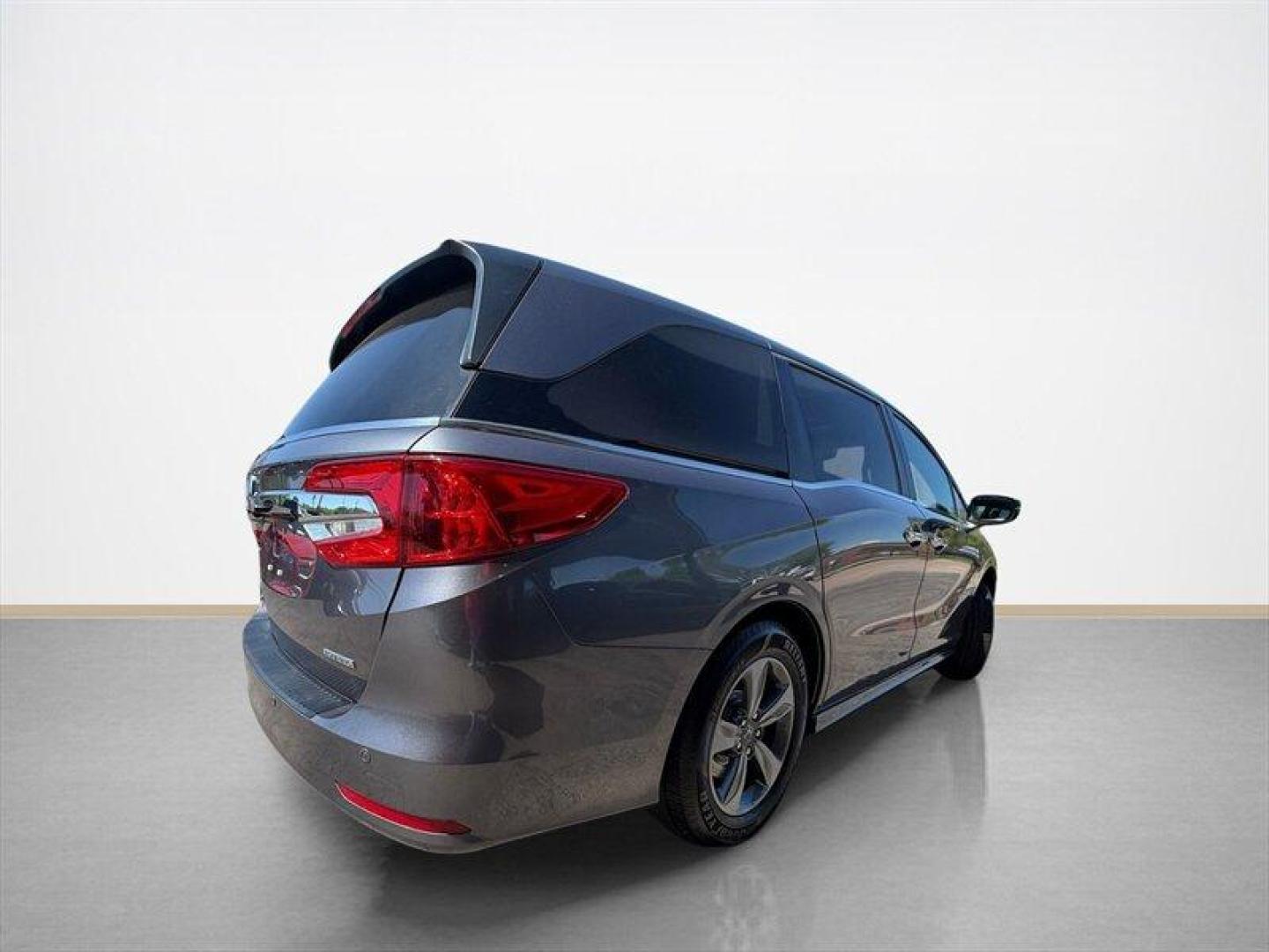 2019 Modern Steel Metallic Honda Odyssey Touring (5FNRL6H88KB) with an 3.5L V6 280hp 262ft. lbs. engine, Automatic transmission, located at 25355 Eames Street, Channahon, IL, 60410, (815) 467-1807, 41.429108, -88.228432 - Meet your new family MVP: a 2019 Honda Odyssey Touring in Modern Steel Metallic with a classy Gray leather interior the minivan that somehow looks as sharp in the school pickup line as it does when youre hauling furniture at midnight. Power and efficiency - Under the hood: a punchy 3.5L V6 crank - Photo#3