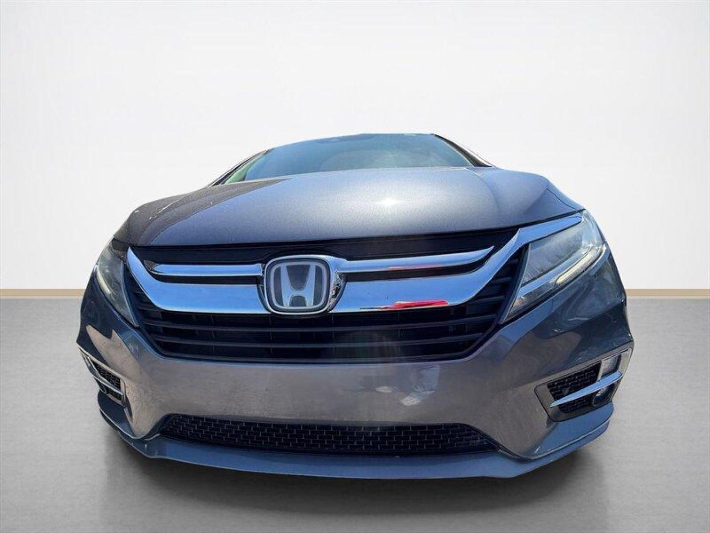 2019 Modern Steel Metallic Honda Odyssey Touring (5FNRL6H88KB) with an 3.5L V6 280hp 262ft. lbs. engine, Automatic transmission, located at 25355 Eames Street, Channahon, IL, 60410, (815) 467-1807, 41.429108, -88.228432 - Meet your new family MVP: a 2019 Honda Odyssey Touring in Modern Steel Metallic with a classy Gray leather interior the minivan that somehow looks as sharp in the school pickup line as it does when youre hauling furniture at midnight. Power and efficiency - Under the hood: a punchy 3.5L V6 crank - Photo#8