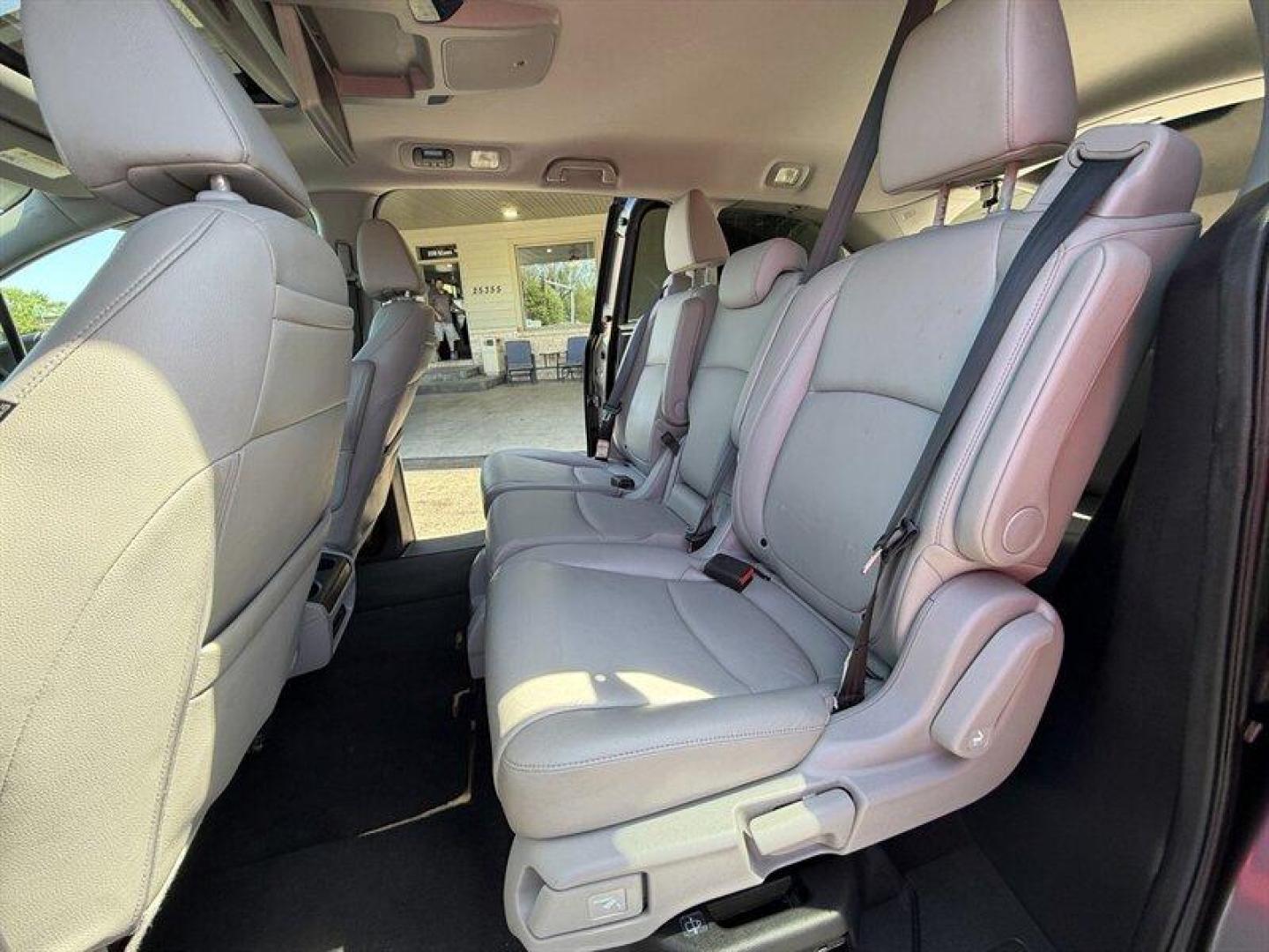 2019 Modern Steel Metallic Honda Odyssey Touring (5FNRL6H88KB) with an 3.5L V6 280hp 262ft. lbs. engine, Automatic transmission, located at 25355 Eames Street, Channahon, IL, 60410, (815) 467-1807, 41.429108, -88.228432 - Meet your new family MVP: a 2019 Honda Odyssey Touring in Modern Steel Metallic with a classy Gray leather interior the minivan that somehow looks as sharp in the school pickup line as it does when youre hauling furniture at midnight. Power and efficiency - Under the hood: a punchy 3.5L V6 crank - Photo#12