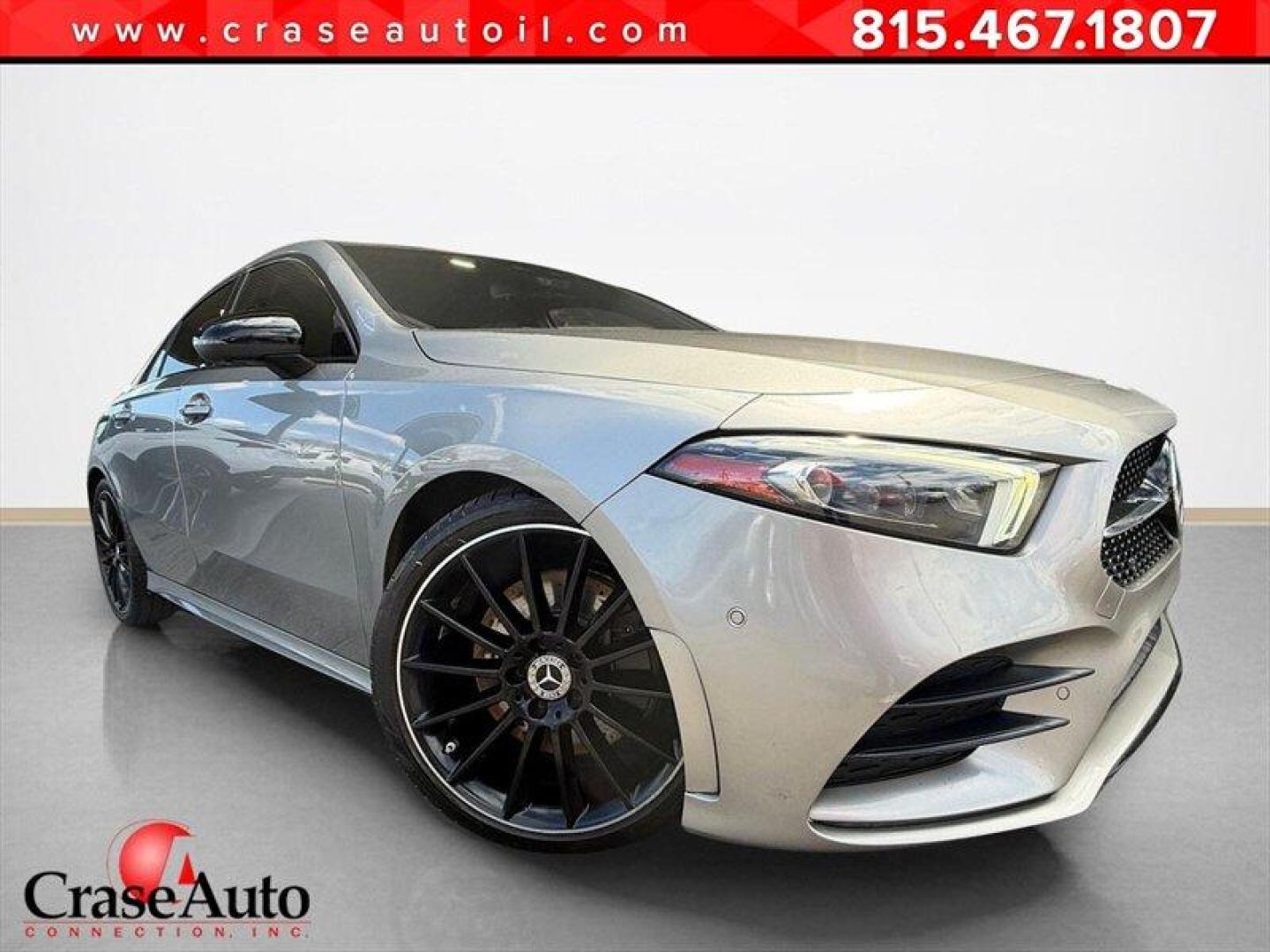 2019 Mountain Grey Metallic Mercedes-Benz A 220 4MATIC and #174; (WDD3G4FB1KW) with an 2.0 engine, Automatic transmission, located at 25355 Eames Street, Channahon, IL, 60410, (815) 467-1807, 41.429108, -88.228432 - Meet the 2019 Mercedes-Benz A 220 4MATIC compact, classy, and full of enough attitude to make traffic feel like your personal runway. Under the hood sits a punchy 2.0-liter turbocharged engine mated to Mercedes slick 7-speed dual-clutch automatic transmission and the brands surefooted 4MATIC all-wh - Photo#0