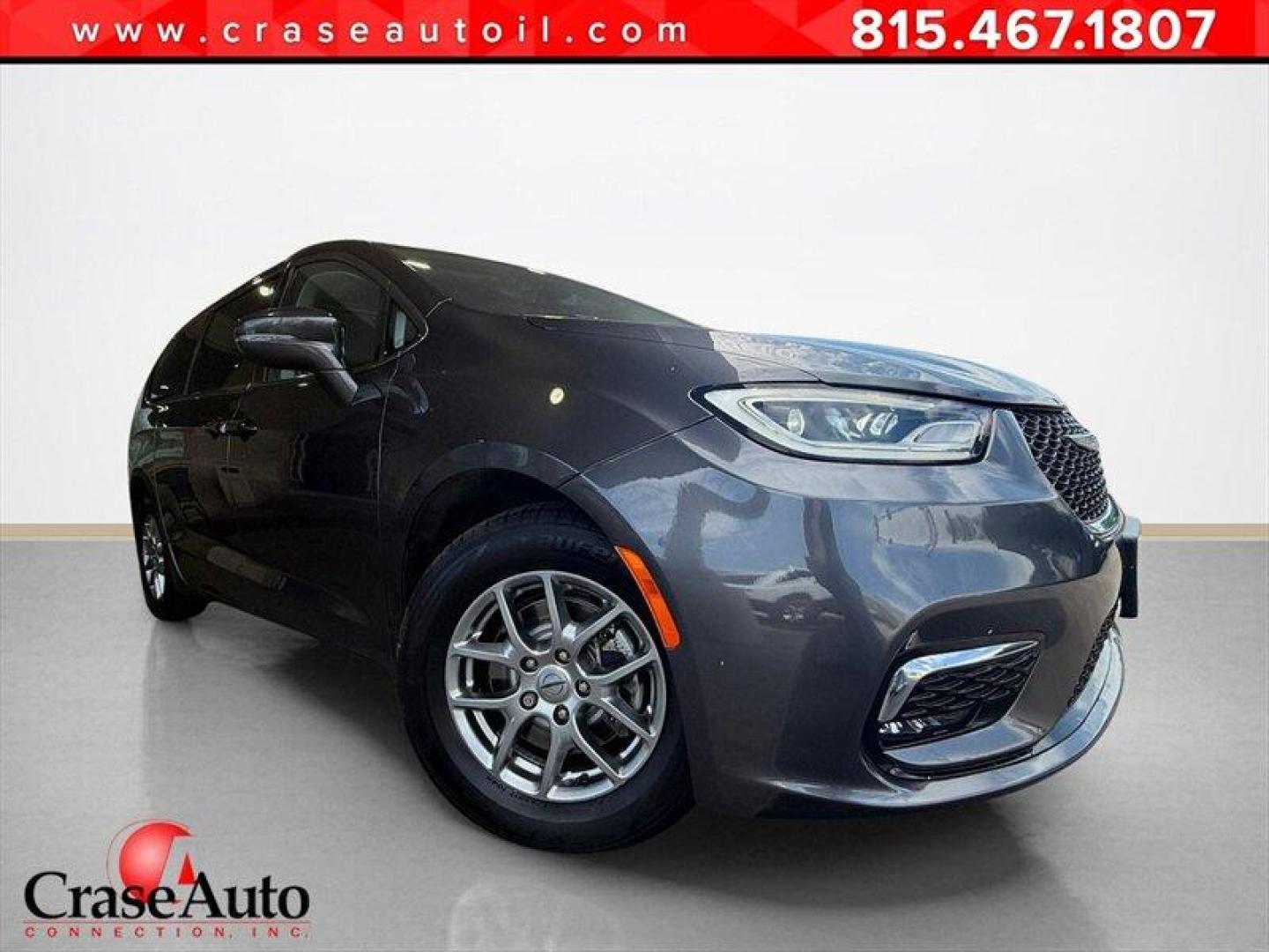 2021 Granite Crystal Metallic Clear Coat Chrysler Pacifica Touring (2C4RC1FG2MR) with an Pentastar 3.6L V6 287hp 262ft. lbs. engine, Automatic transmission, located at 25355 Eames Street, Channahon, IL, 60410, (815) 467-1807, 41.429108, -88.228432 - Bright, capable, and family-friendly this 2021 Chrysler Pacifica Touring in Maximum Steel Metallic Clear Coat is ready to make every drive easier and more enjoyable. Powered by the tried-and-true Pentastar 3.6L V6 (287 hp and 262 lb-ft of torque) paired to a smooth automatic transmission, it delive - Photo#0