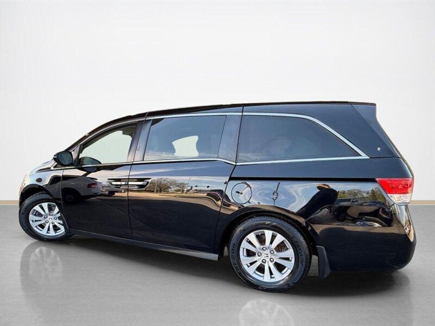 2016 Crystal Black Pearl Honda Odyssey EX-L (5FNRL5H60GB) with an 3.5 engine, Automatic transmission, located at 25355 Eames Street, Channahon, IL, 60410, (815) 467-1807, 41.429108, -88.228432 - Dont hesitate this 2016 Honda Odyssey EX-L is exactly the no-nonsense, family-hauling machine you want. Finished in Crystal Black Pearl with a clean Gray leather interior, its got the presence of a premium minivan and the practicality to back it up. Under the hood sits the proven 3.5L V6 that deliv - Photo#6