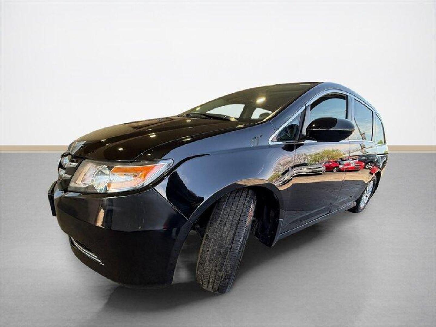 2016 Crystal Black Pearl Honda Odyssey EX-L (5FNRL5H60GB) with an 3.5 engine, Automatic transmission, located at 25355 Eames Street, Channahon, IL, 60410, (815) 467-1807, 41.429108, -88.228432 - Dont hesitate this 2016 Honda Odyssey EX-L is exactly the no-nonsense, family-hauling machine you want. Finished in Crystal Black Pearl with a clean Gray leather interior, its got the presence of a premium minivan and the practicality to back it up. Under the hood sits the proven 3.5L V6 that deliv - Photo#7