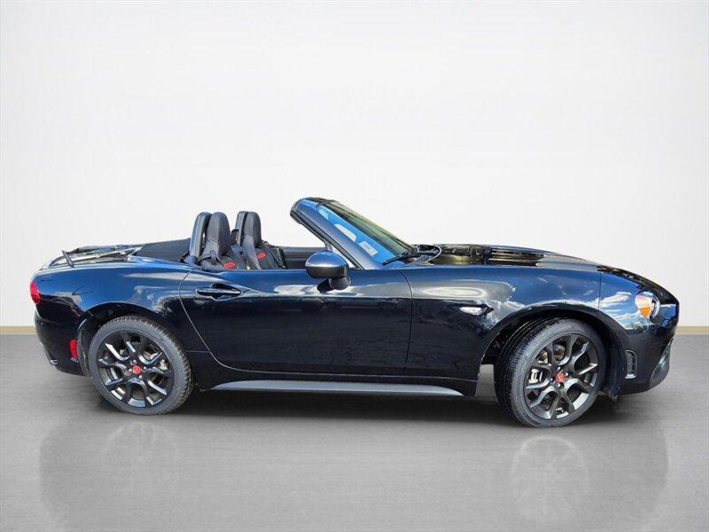 2020 Forte Black Metallic FIAT 124 Spider Abarth (JC1NFAEK1L0) with an 1.4L Turbo I4 160hp 184ft. lbs. engine, Automatic transmission, located at 25355 Eames Street, Channahon, IL, 60410, (815) 467-1807, 41.429108, -88.228432 - 2020 FIAT 124 Spider Classica 1.4L Turbo I4, 160 hp / 184 lb-ft Overview This 2020 FIAT 124 Spider Classica is finished in Forte Black Metallic with a Black interior. It is powered by the factory 1.4L turbocharged inline-4 engine producing 160 horsepower and 184 lb-ft of torque. The vehicle shows - Photo#1