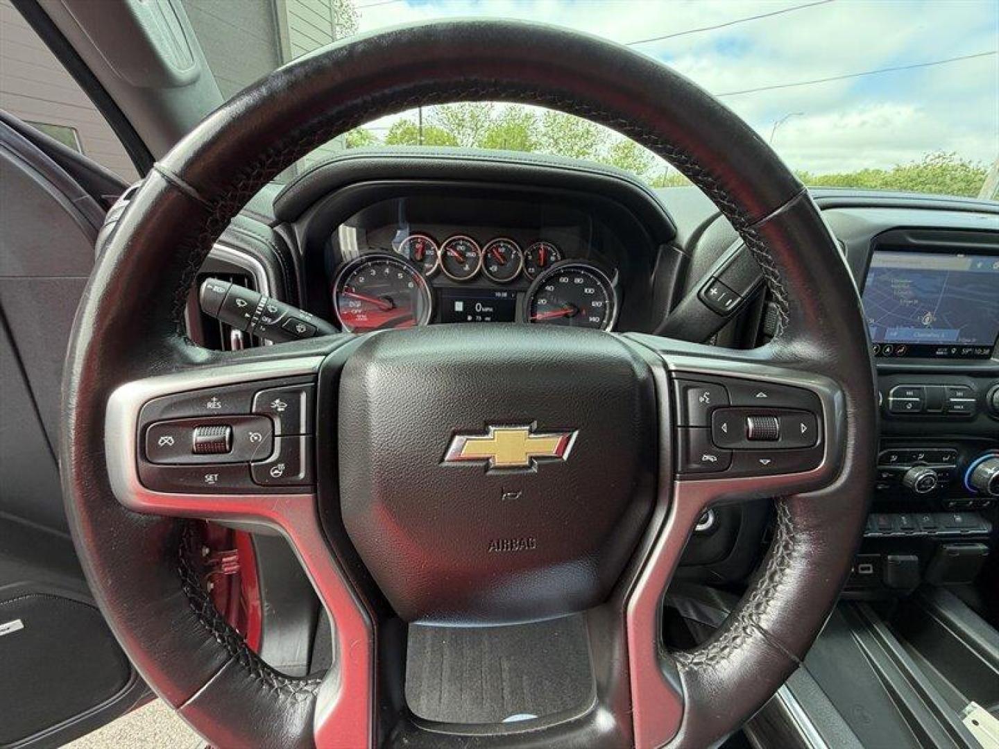 2019 Cajun Red Tintcoat Chevrolet Silverado 1500 LTZ (1GCUYGED7KZ) with an EcoTec3 5.3L V8 355hp 383ft. lbs. engine, Automatic transmission, located at 25355 Eames Street, Channahon, IL, 60410, (815) 467-1807, 41.429108, -88.228432 - Meet the 2019 Chevrolet Silverado 1500 LTZ Cajun Red Tintcoat on the outside, Jet Black luxury on the inside, and attitude to spare. Under that gorgeous hood sits the EcoTec3 5.3L V8 delivering a hearty 355 hp and 383 ft-lbs of torque, complete with GMs efficiency tech (Direct Injection, Variable V - Photo#24