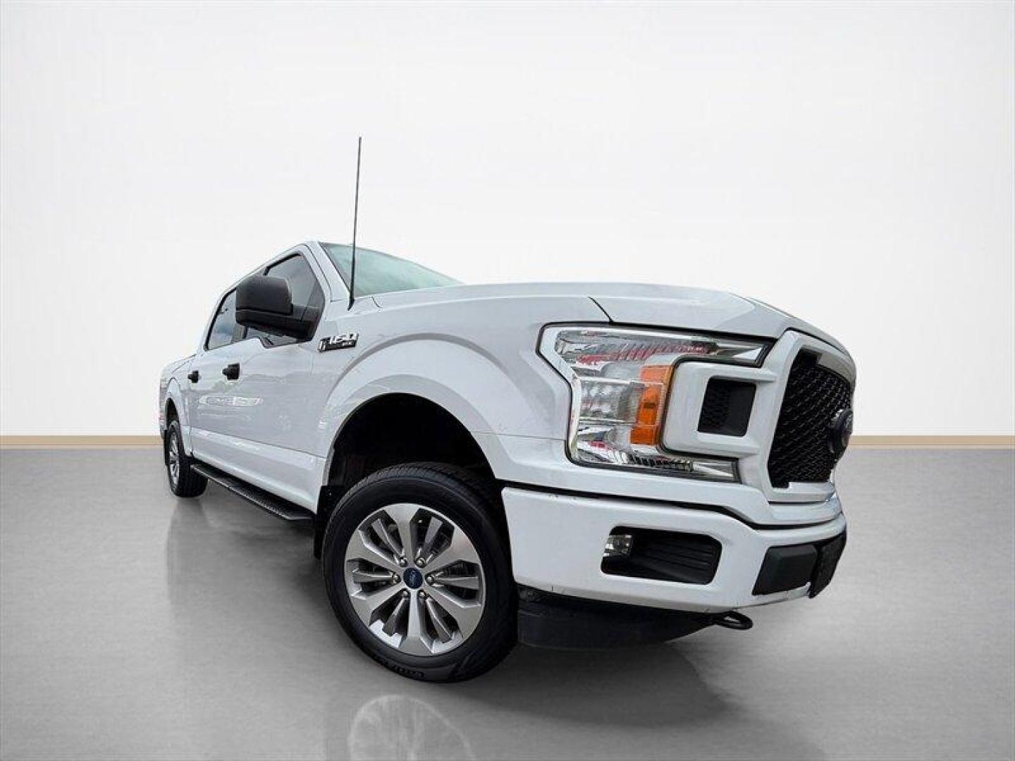 2018 Oxford White Ford F-150 XL (1FTEW1EP5JF) with an EcoBoost 2.7L Twin Turbo V6 325hp 400ft. lbs. engine, Automatic transmission, located at 25355 Eames Street, Channahon, IL, 60410, (815) 467-1807, 41.429108, -88.228432 - Meet the 2018 Ford F-150 STX Oxford White on the outside, Medium Earth Gray on the inside, and packed with just the right amount of attitude. Under the hood sits the feisty EcoBoost 2.7L twin-turbo V6: 325 horsepower and 400 lb-ft of torque, mated to Fords smooth automatic transmission to give you - Photo#1