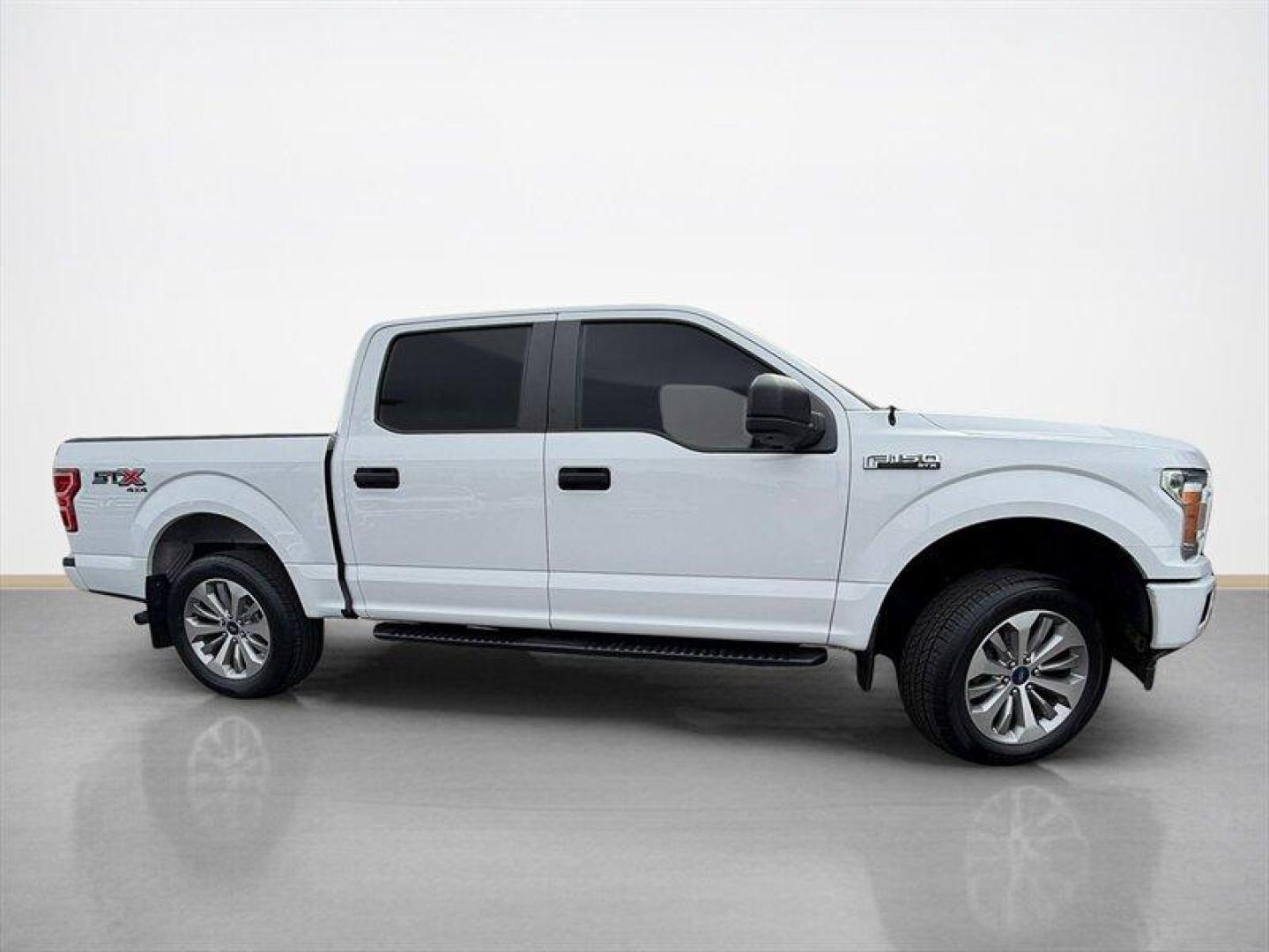2018 Oxford White Ford F-150 XL (1FTEW1EP5JF) with an EcoBoost 2.7L Twin Turbo V6 325hp 400ft. lbs. engine, Automatic transmission, located at 25355 Eames Street, Channahon, IL, 60410, (815) 467-1807, 41.429108, -88.228432 - Meet the 2018 Ford F-150 STX Oxford White on the outside, Medium Earth Gray on the inside, and packed with just the right amount of attitude. Under the hood sits the feisty EcoBoost 2.7L twin-turbo V6: 325 horsepower and 400 lb-ft of torque, mated to Fords smooth automatic transmission to give you - Photo#3