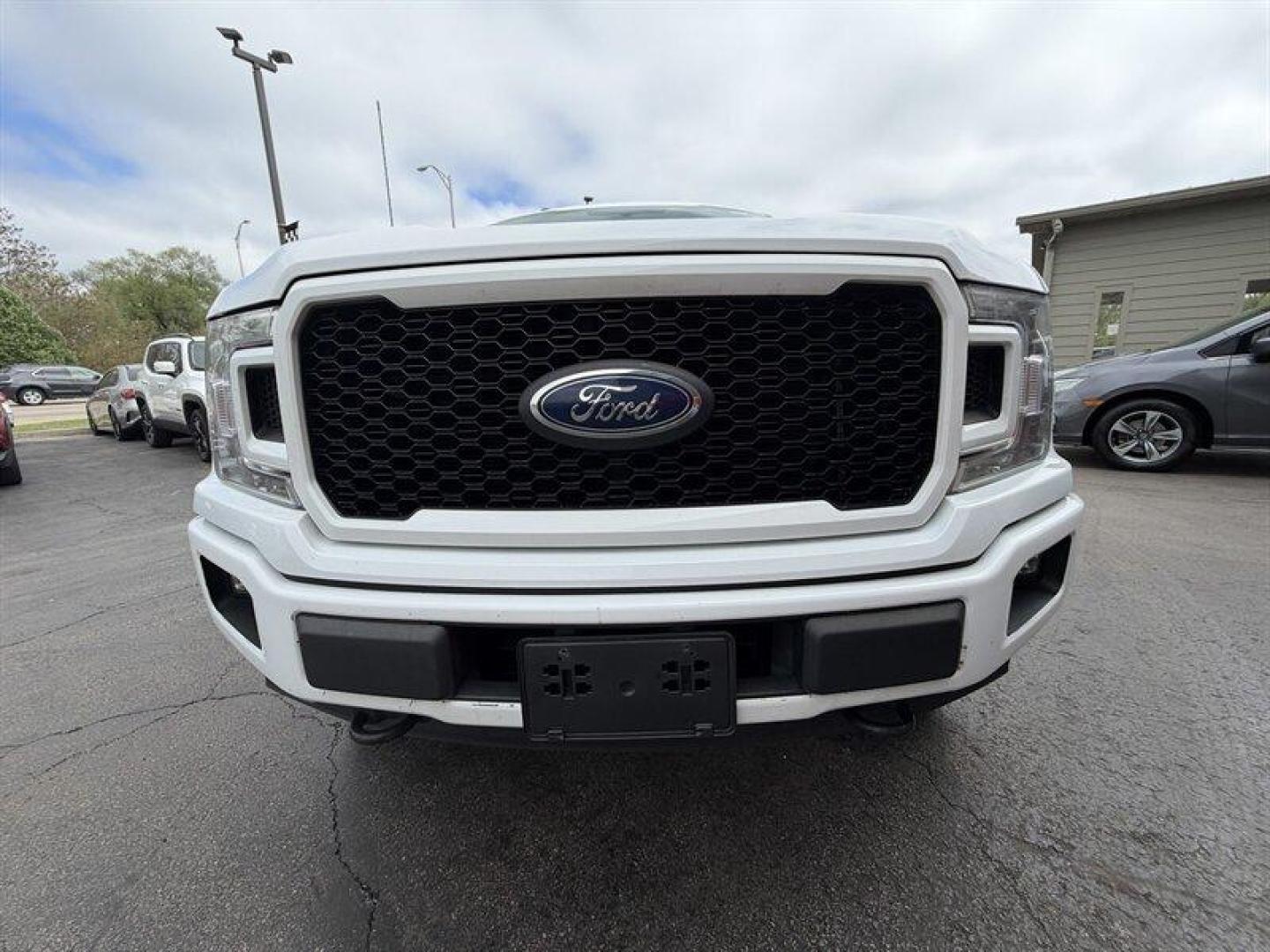 2018 Oxford White Ford F-150 XL (1FTEW1EP5JF) with an EcoBoost 2.7L Twin Turbo V6 325hp 400ft. lbs. engine, Automatic transmission, located at 25355 Eames Street, Channahon, IL, 60410, (815) 467-1807, 41.429108, -88.228432 - Meet the 2018 Ford F-150 STX Oxford White on the outside, Medium Earth Gray on the inside, and packed with just the right amount of attitude. Under the hood sits the feisty EcoBoost 2.7L twin-turbo V6: 325 horsepower and 400 lb-ft of torque, mated to Fords smooth automatic transmission to give you - Photo#9