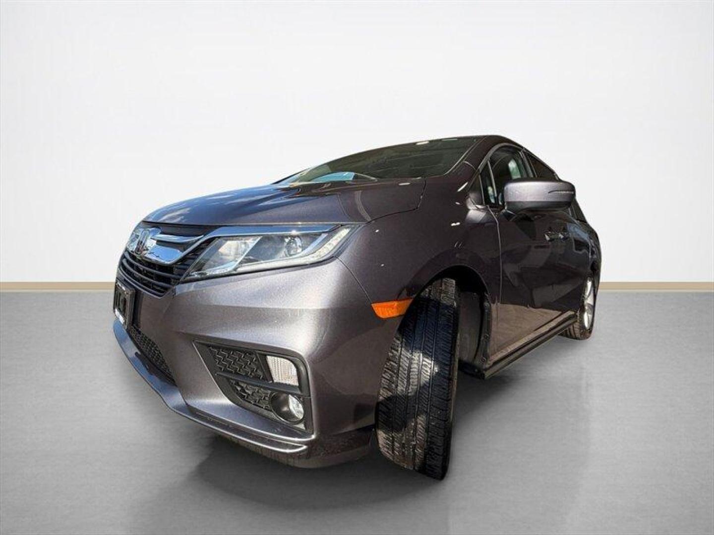 2019 Modern Steel Metallic Honda Odyssey EX-L (5FNRL6H79KB) with an 3.5L V6 280hp 262ft. lbs. engine, Automatic transmission, located at 25355 Eames Street, Channahon, IL, 60410, (815) 467-1807, 41.429108, -88.228432 - Meet the 2019 Honda Odyssey EX-L because who says practicality cant be a little bit fabulous? Under that Modern Steel Metallic paint and Gray leather interior sits a stout 3.5L V6 that delivers a spirited 280 hp and 262 lb-ft of torque. You get confident passing power for highway sprints and everyd - Photo#7