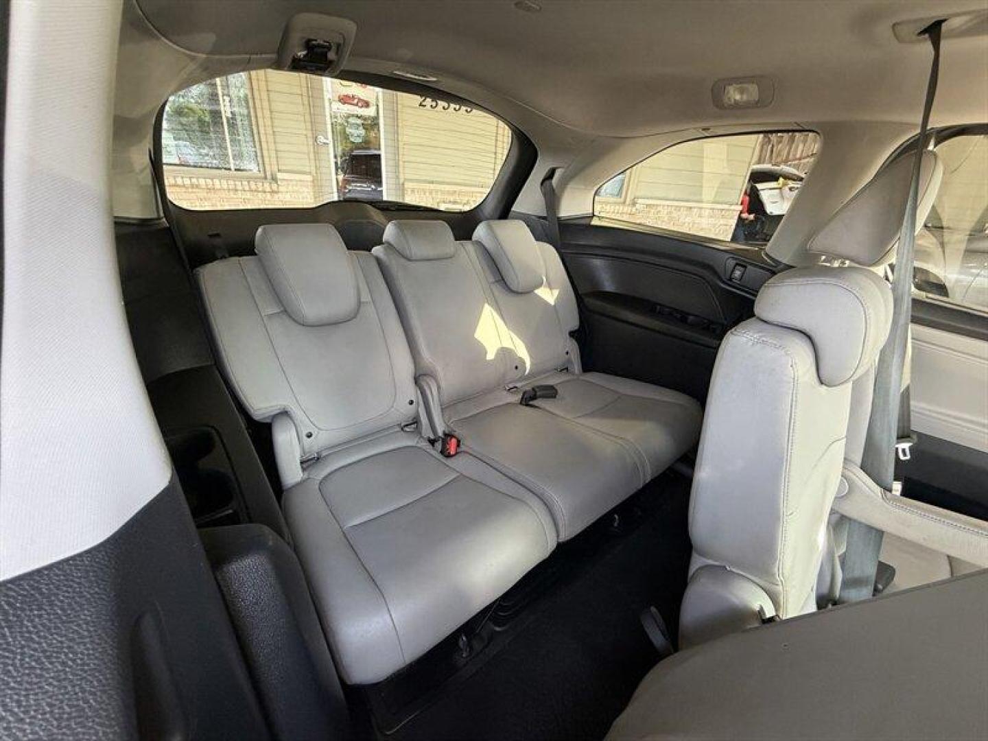 2019 Modern Steel Metallic Honda Odyssey EX-L (5FNRL6H79KB) with an 3.5L V6 280hp 262ft. lbs. engine, Automatic transmission, located at 25355 Eames Street, Channahon, IL, 60410, (815) 467-1807, 41.429108, -88.228432 - Meet the 2019 Honda Odyssey EX-L because who says practicality cant be a little bit fabulous? Under that Modern Steel Metallic paint and Gray leather interior sits a stout 3.5L V6 that delivers a spirited 280 hp and 262 lb-ft of torque. You get confident passing power for highway sprints and everyd - Photo#13