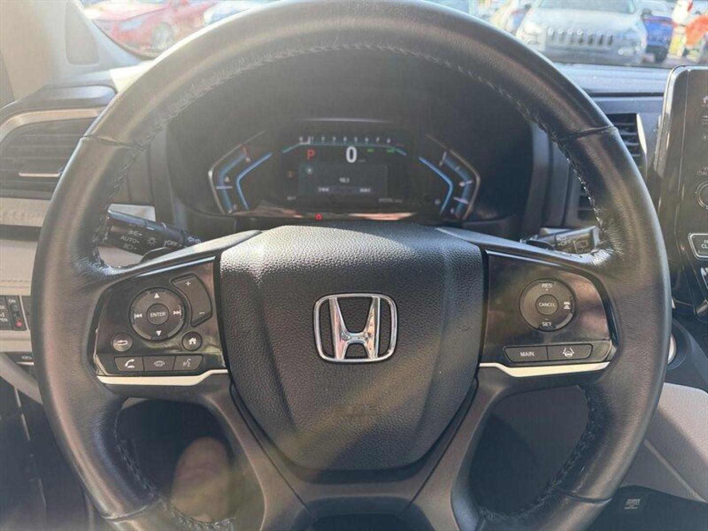 2019 Modern Steel Metallic Honda Odyssey EX-L (5FNRL6H79KB) with an 3.5L V6 280hp 262ft. lbs. engine, Automatic transmission, located at 25355 Eames Street, Channahon, IL, 60410, (815) 467-1807, 41.429108, -88.228432 - Meet the 2019 Honda Odyssey EX-L because who says practicality cant be a little bit fabulous? Under that Modern Steel Metallic paint and Gray leather interior sits a stout 3.5L V6 that delivers a spirited 280 hp and 262 lb-ft of torque. You get confident passing power for highway sprints and everyd - Photo#21