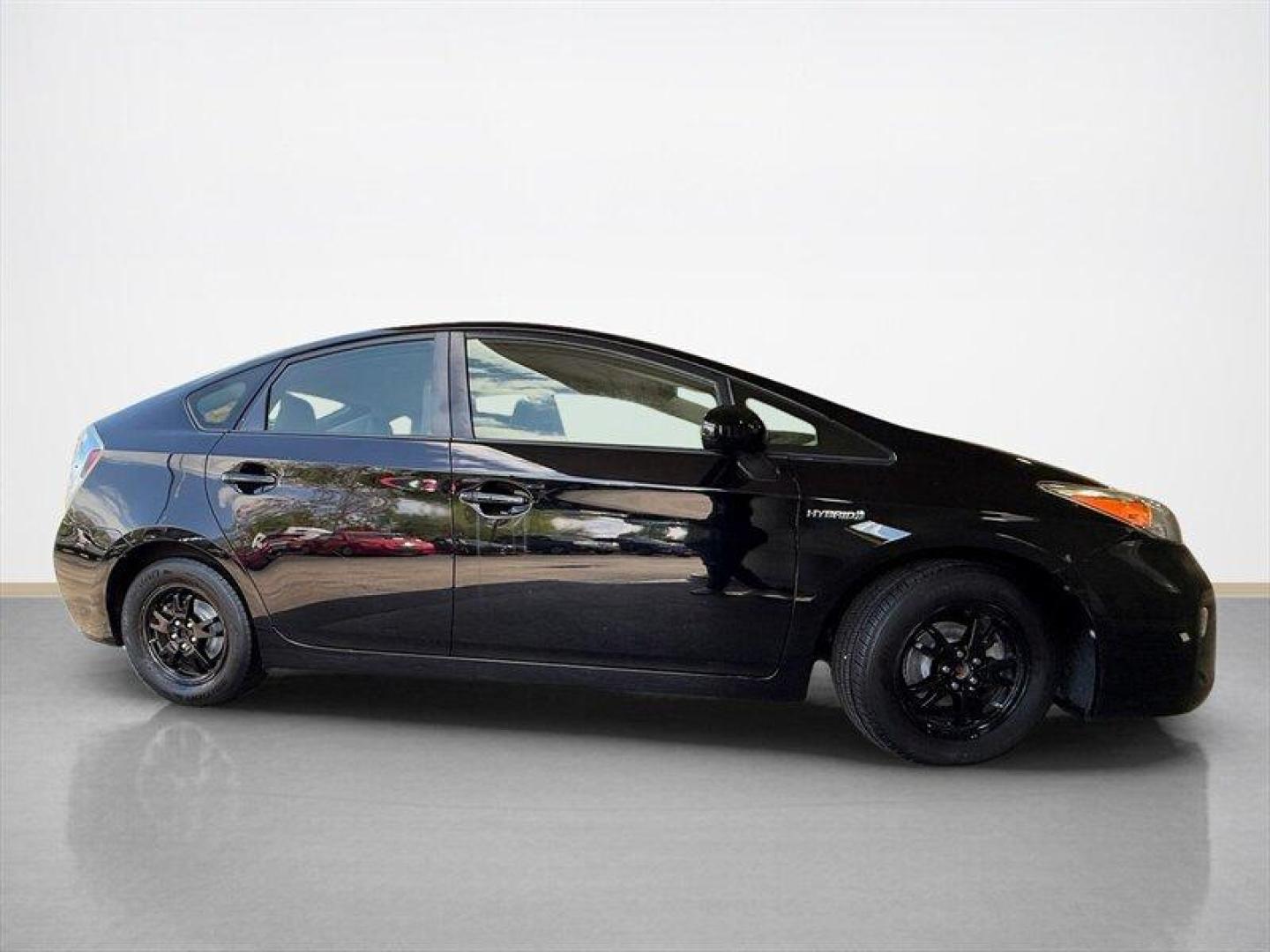 2014 Black Toyota Prius Two (JTDKN3DU7E0) with an 1.8L Hybrid I4 98hp 105ft. lbs. engine, Automatic transmission, located at 25355 Eames Street, Channahon, IL, 60410, (815) 467-1807, 41.429108, -88.228432 - Black on the outside, dark gray on the inside, and dripping with practical attitude meet the 2014 Toyota Prius One. Its the sensible rebel of the road: eco-friendly, wallet-friendly, and stylish enough to make hybrids look anything but boring. Powertrain and Efficiency - 1.8L Hybrid I4 (98 hp, 1 - Photo#1