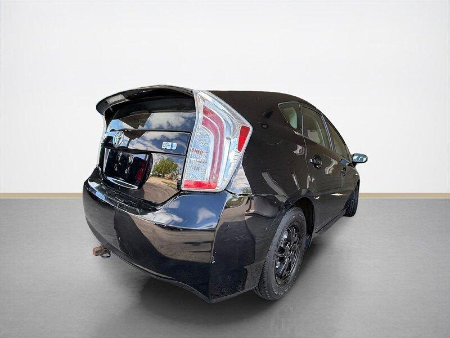 2014 Black Toyota Prius Two (JTDKN3DU7E0) with an 1.8L Hybrid I4 98hp 105ft. lbs. engine, Automatic transmission, located at 25355 Eames Street, Channahon, IL, 60410, (815) 467-1807, 41.429108, -88.228432 - Black on the outside, dark gray on the inside, and dripping with practical attitude meet the 2014 Toyota Prius One. Its the sensible rebel of the road: eco-friendly, wallet-friendly, and stylish enough to make hybrids look anything but boring. Powertrain and Efficiency - 1.8L Hybrid I4 (98 hp, 1 - Photo#3