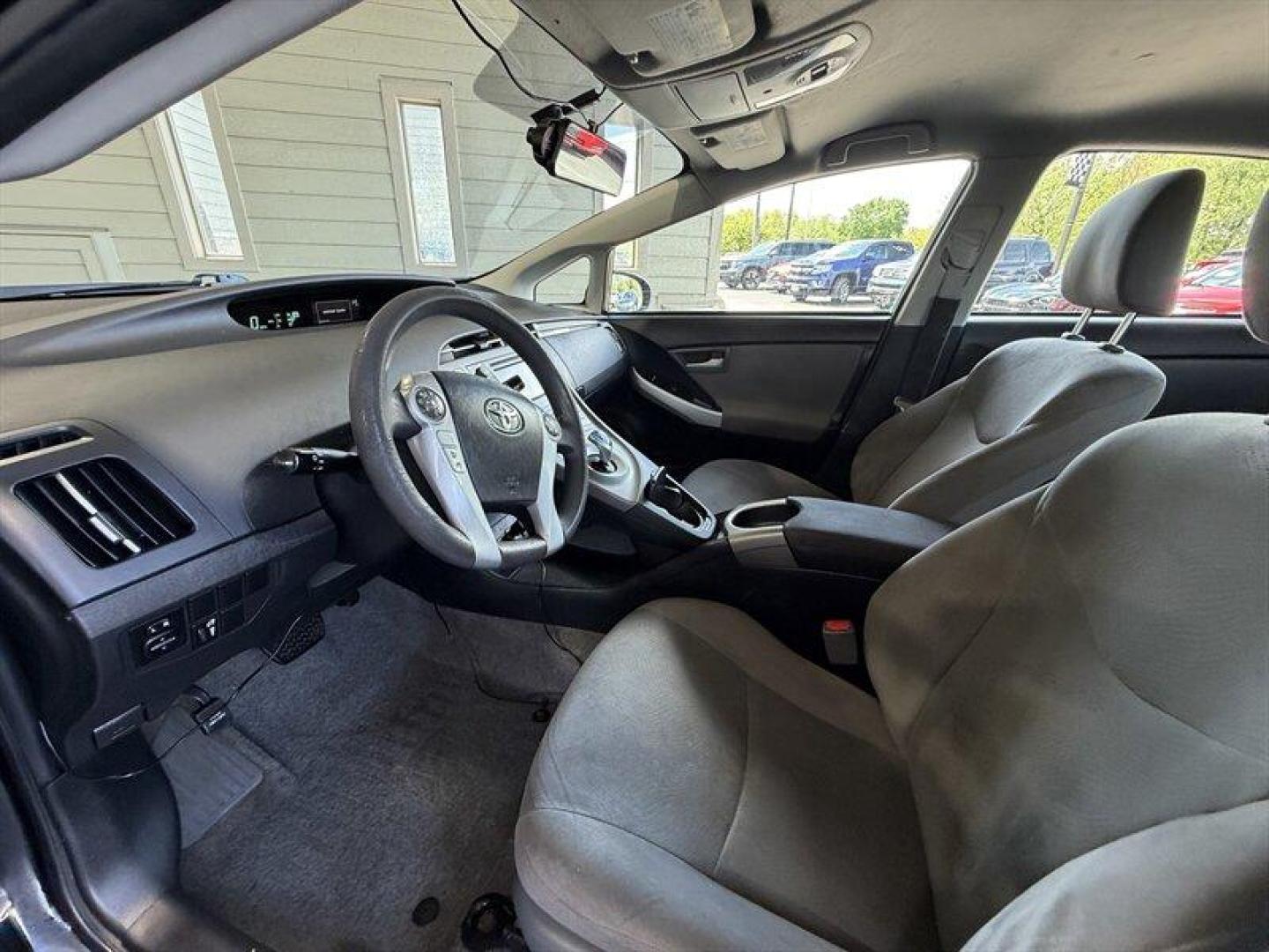 2014 Black Toyota Prius Two (JTDKN3DU7E0) with an 1.8L Hybrid I4 98hp 105ft. lbs. engine, Automatic transmission, located at 25355 Eames Street, Channahon, IL, 60410, (815) 467-1807, 41.429108, -88.228432 - Black on the outside, dark gray on the inside, and dripping with practical attitude meet the 2014 Toyota Prius One. Its the sensible rebel of the road: eco-friendly, wallet-friendly, and stylish enough to make hybrids look anything but boring. Powertrain and Efficiency - 1.8L Hybrid I4 (98 hp, 1 - Photo#11