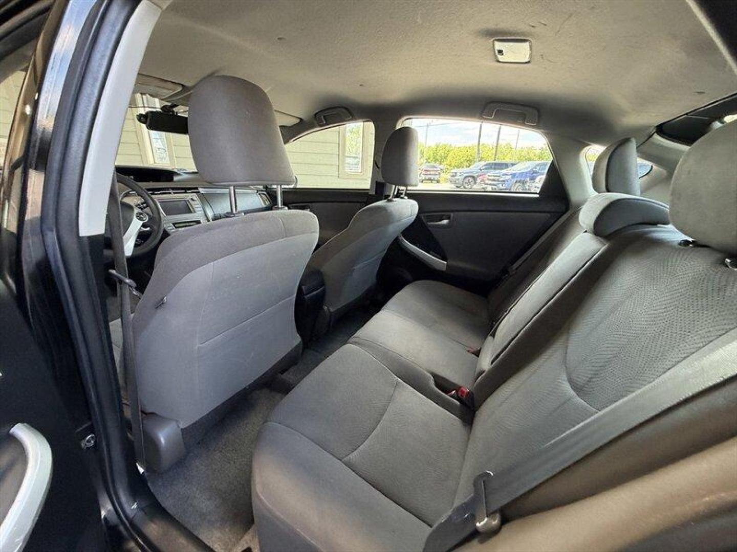 2014 Black Toyota Prius Two (JTDKN3DU7E0) with an 1.8L Hybrid I4 98hp 105ft. lbs. engine, Automatic transmission, located at 25355 Eames Street, Channahon, IL, 60410, (815) 467-1807, 41.429108, -88.228432 - Black on the outside, dark gray on the inside, and dripping with practical attitude meet the 2014 Toyota Prius One. Its the sensible rebel of the road: eco-friendly, wallet-friendly, and stylish enough to make hybrids look anything but boring. Powertrain and Efficiency - 1.8L Hybrid I4 (98 hp, 1 - Photo#12